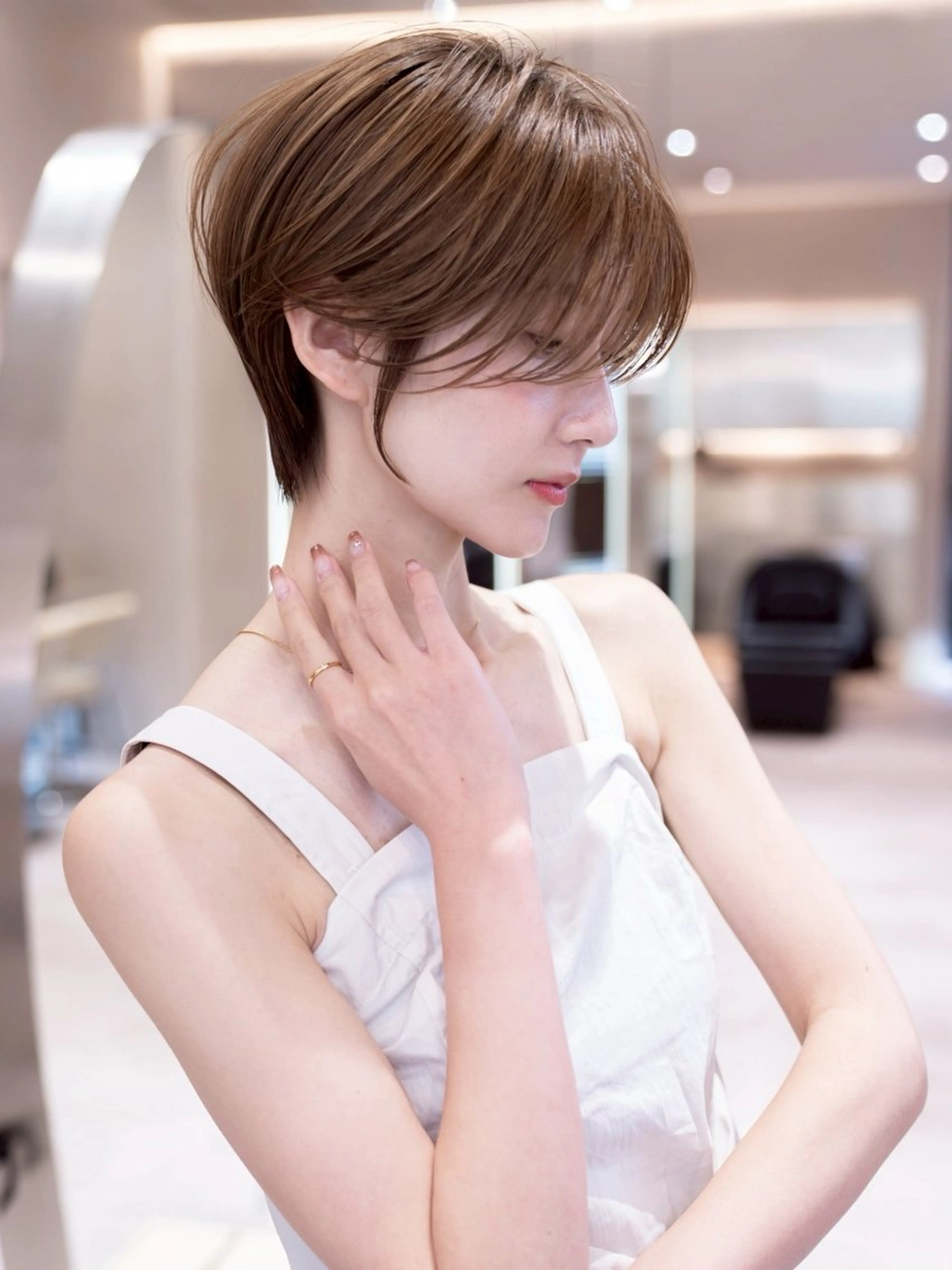 ショート カラー カット ヘアカラー トリートメント 🉐レイヤー/塩見 弘樹🉐渋谷のヘアスタイル