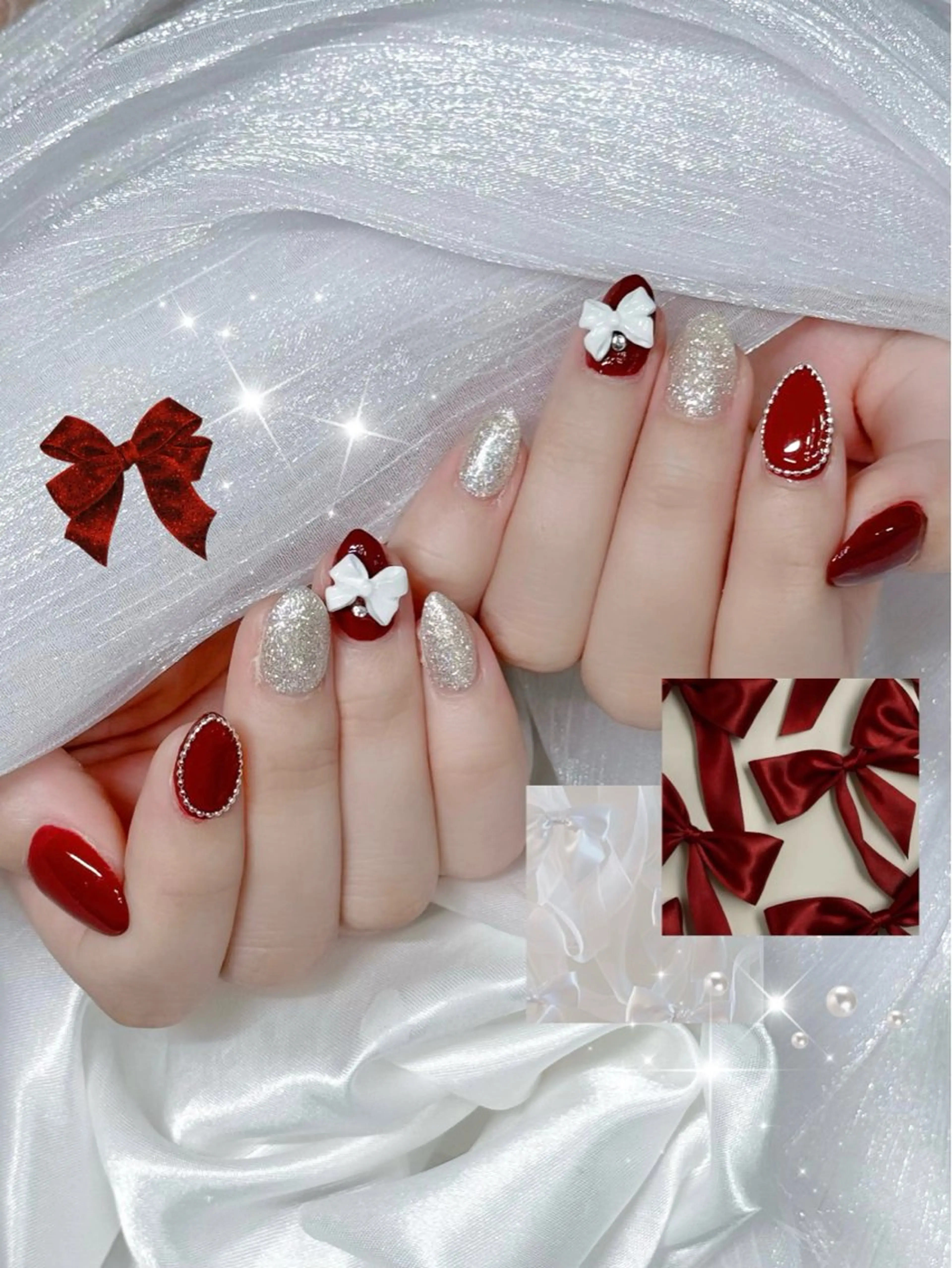 ネイル ハンドネイル ✩.*🎀 aoi🎀のネイルデザイン