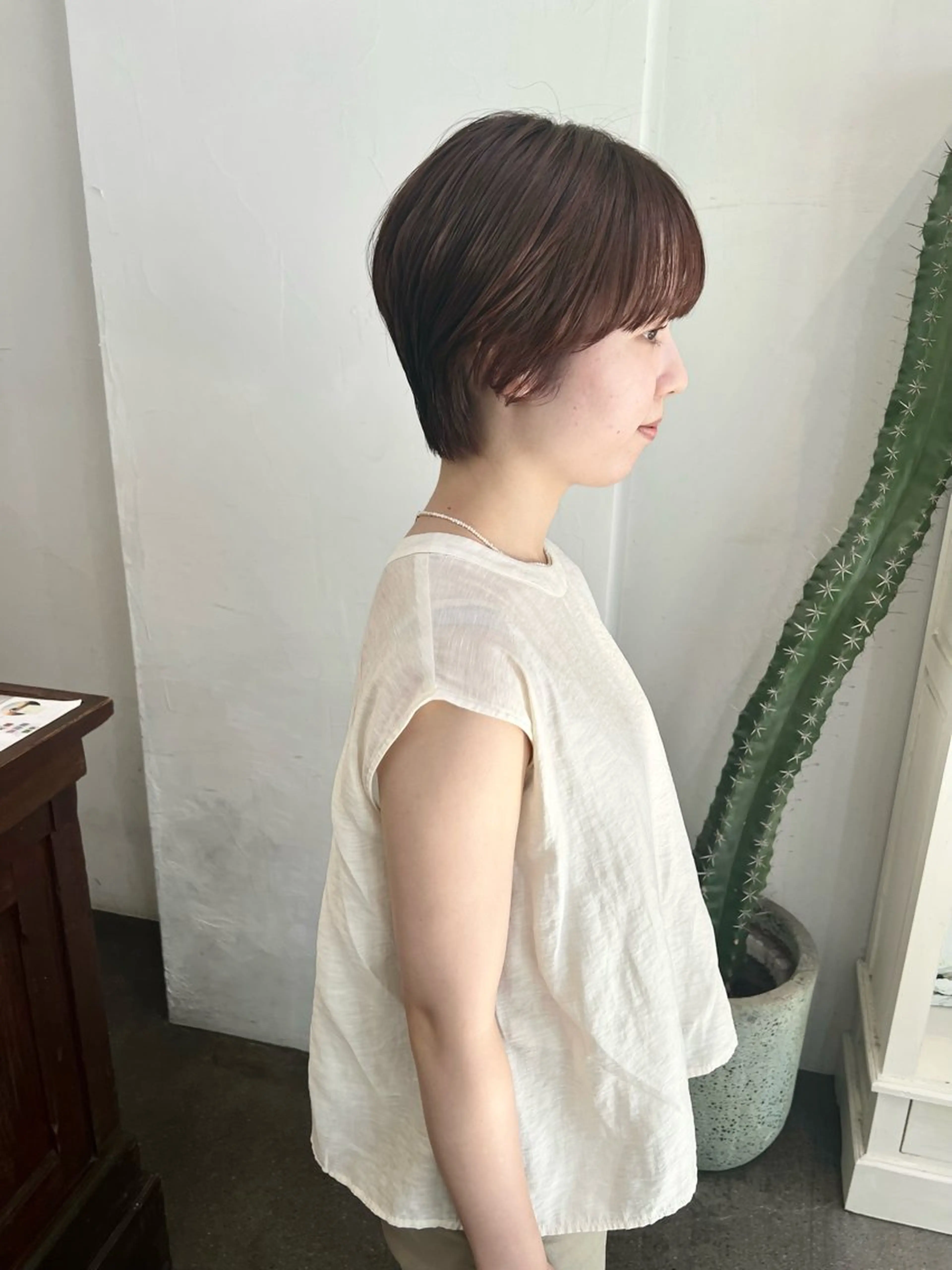 ショート ショートレイヤー レイヤーカット ショートヘア カット 千葉 郁也のヘアスタイル