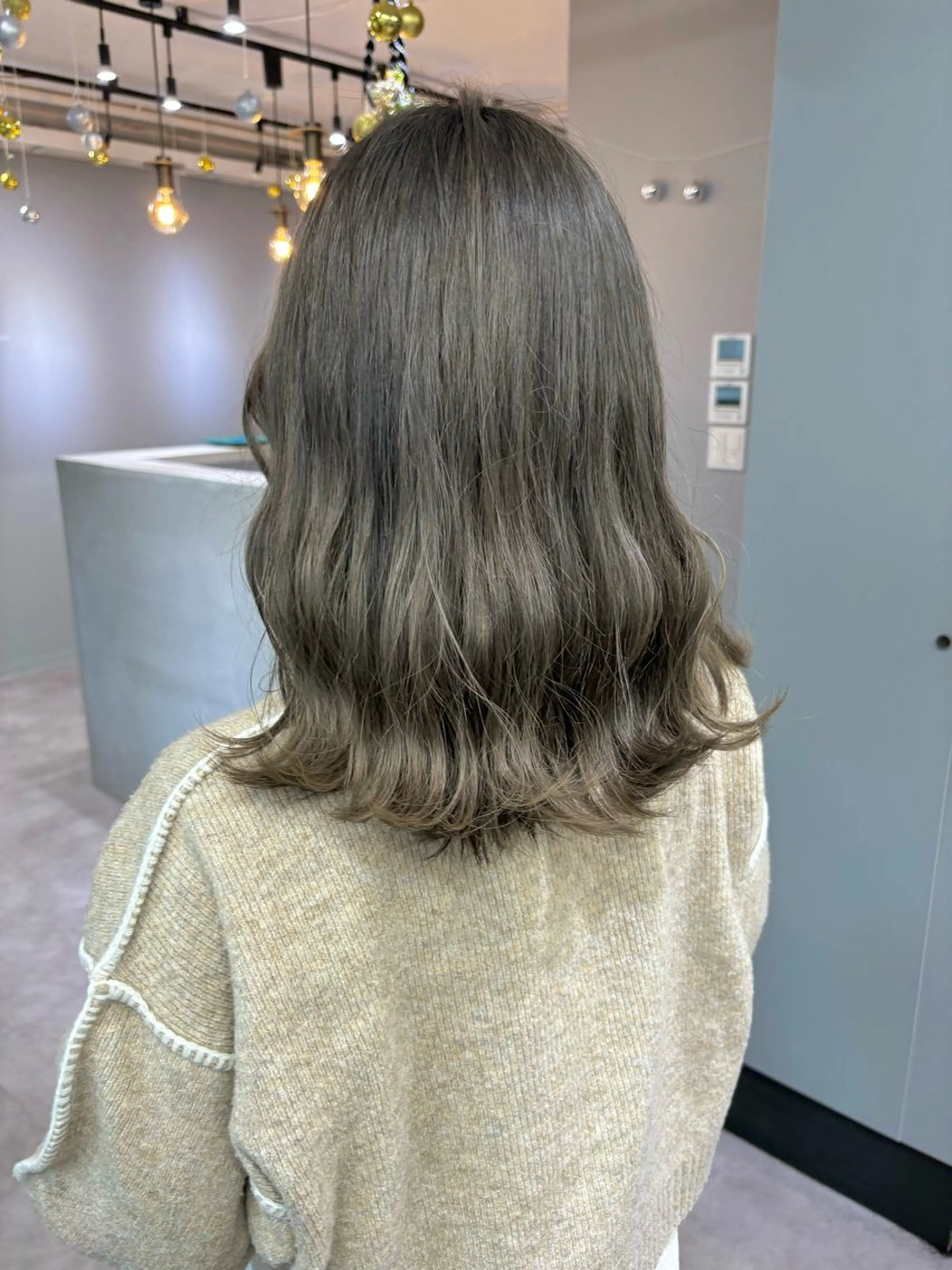 ミディアム カラー きよはらちさき🍑 柔らかカラー🌱🫧のヘアスタイル