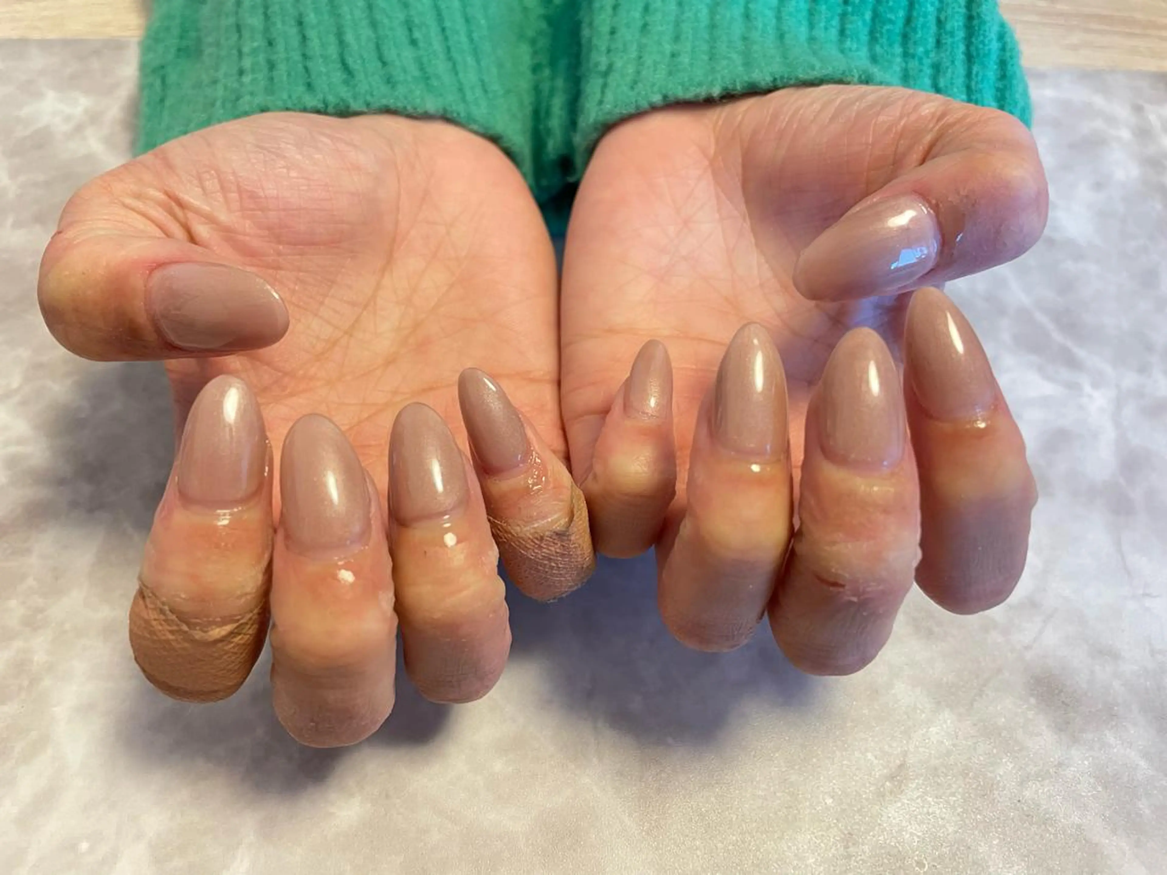 ネイル ワンカラーネイル Betty❤︎ ネイル＆よもぎ蒸しのネイルデザイン