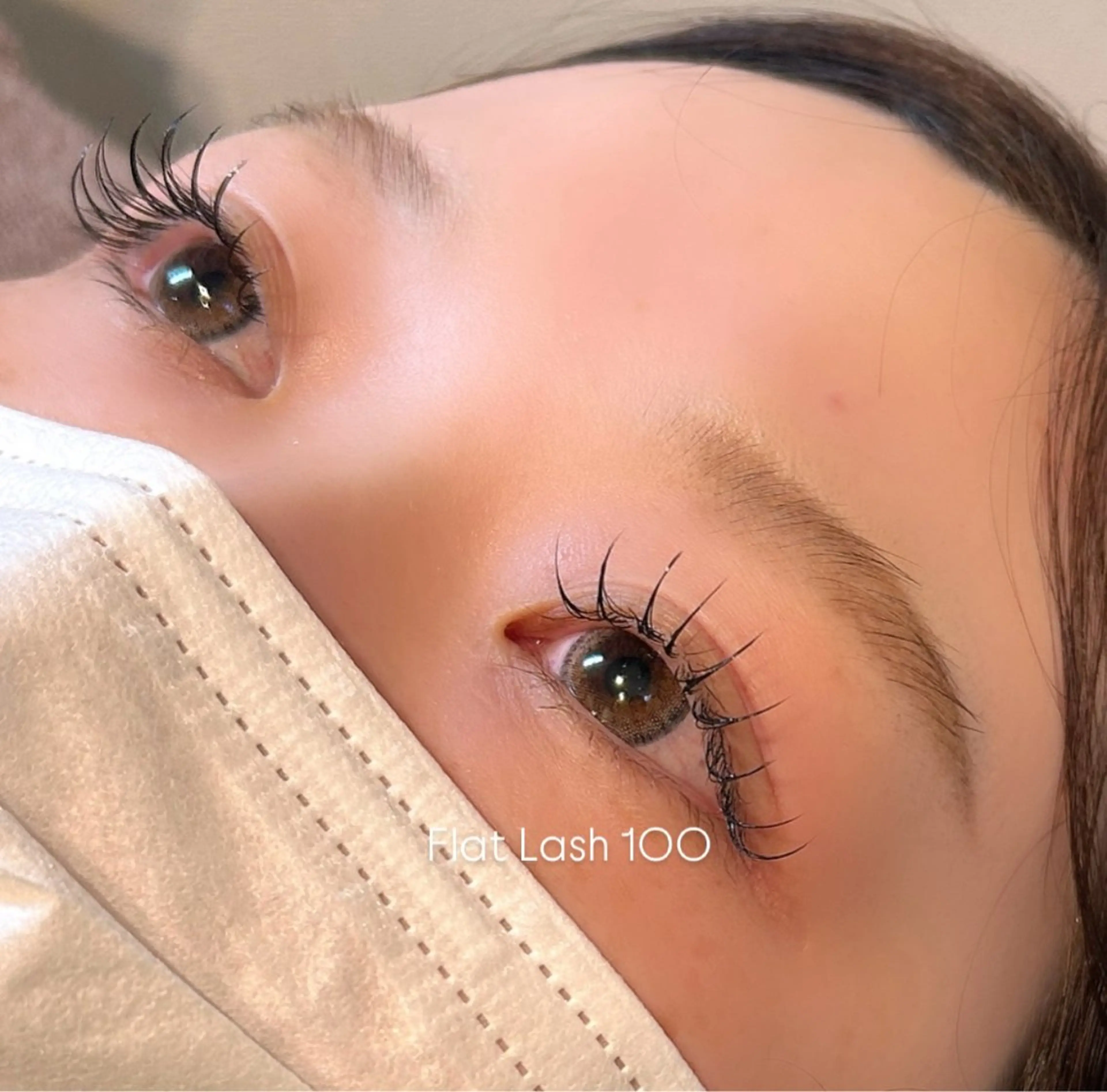 マツエク・マツパ フラットラッシュ diarblue /Yuu🦋⟡.·のマツエク・マツパデザイン