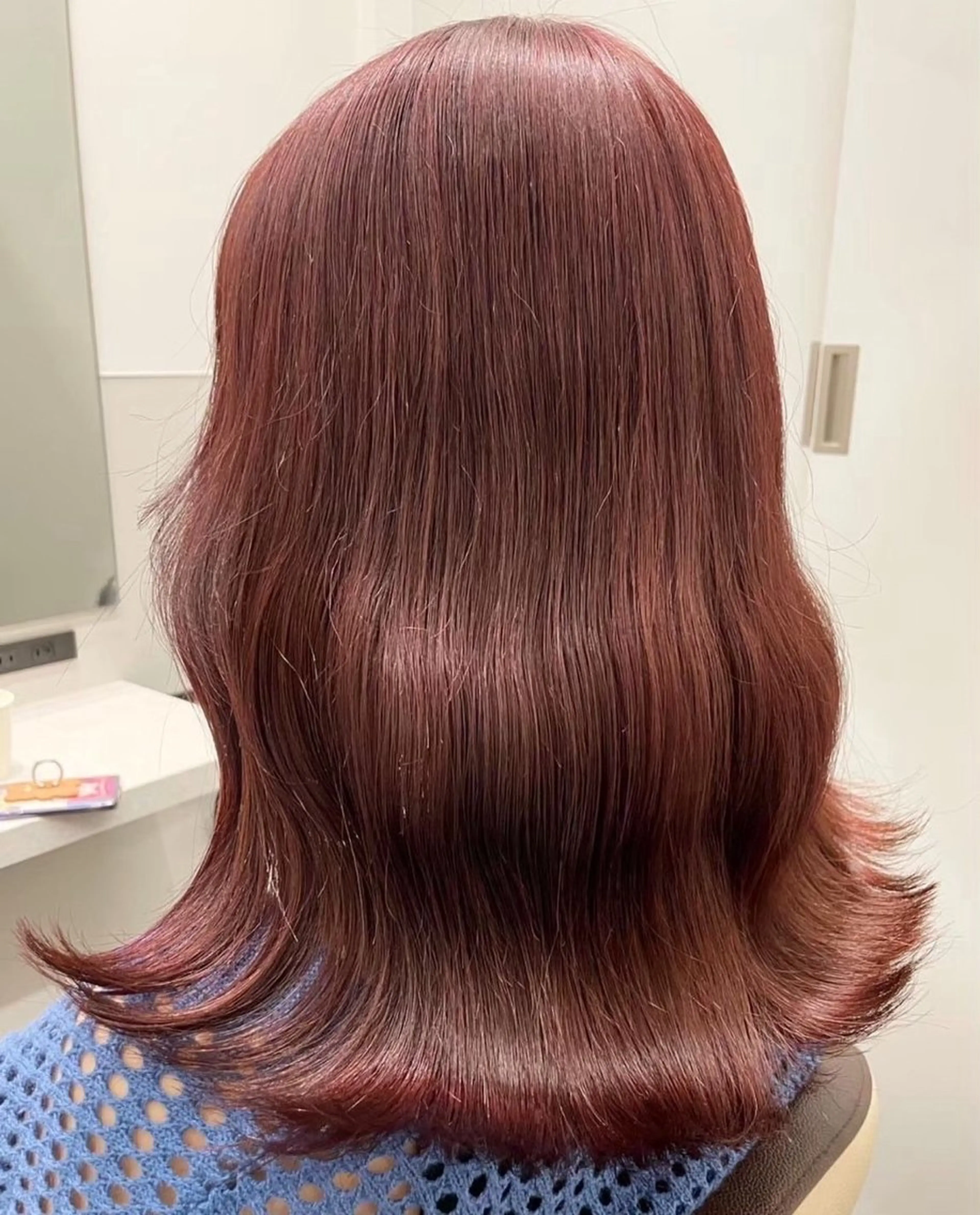 セミロング カラー ヘアカラー トリートメント 🌷レイヤー・ボブ /tomomi🌷のヘアスタイル