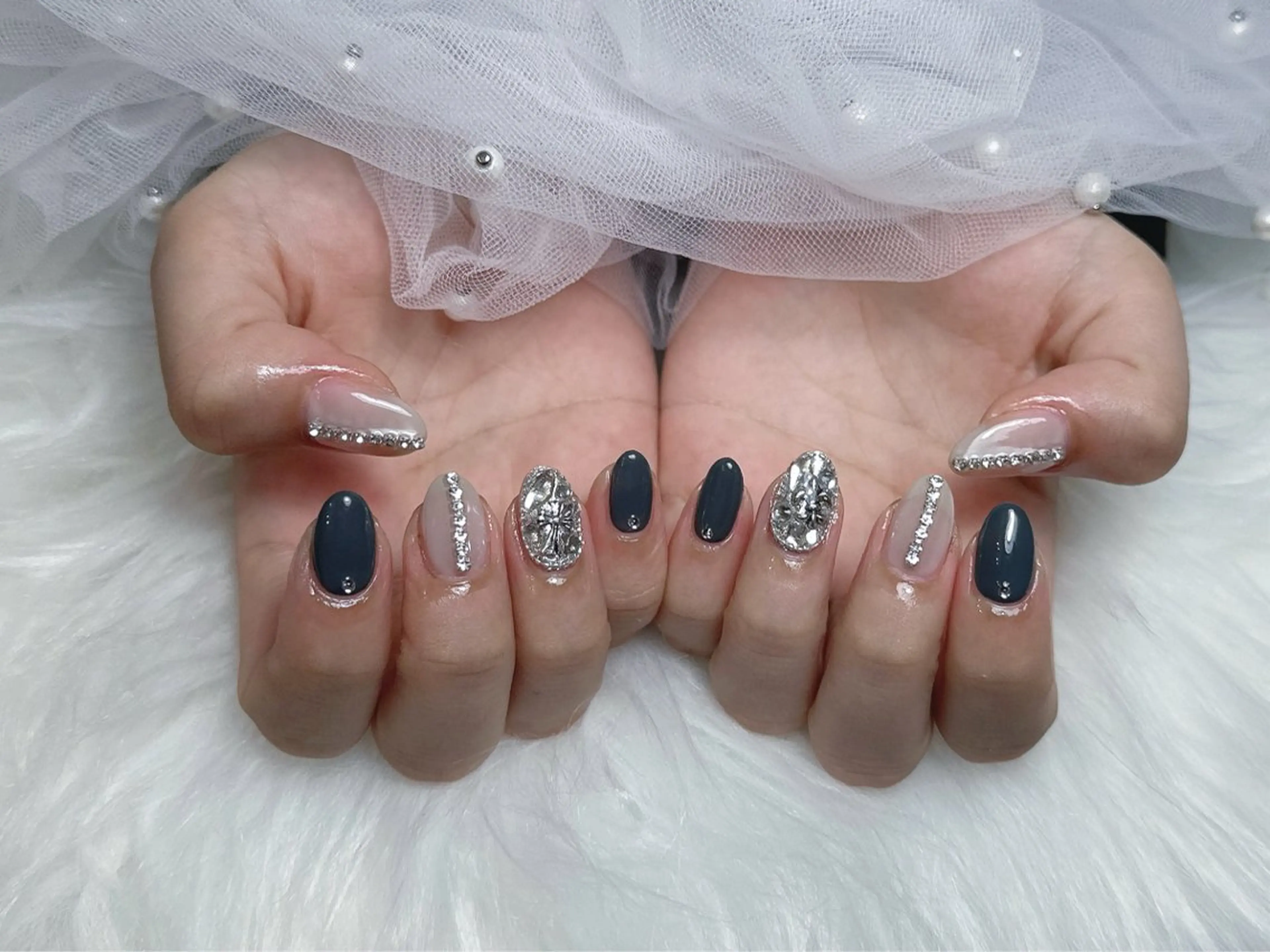 ネイル ハンドネイル 【Eclat ｴｸﾗ】nail＆beauty所属・Eclat〔ｴｸﾗ〕 MOEKA𝜗𝜚*のネイルデザイン