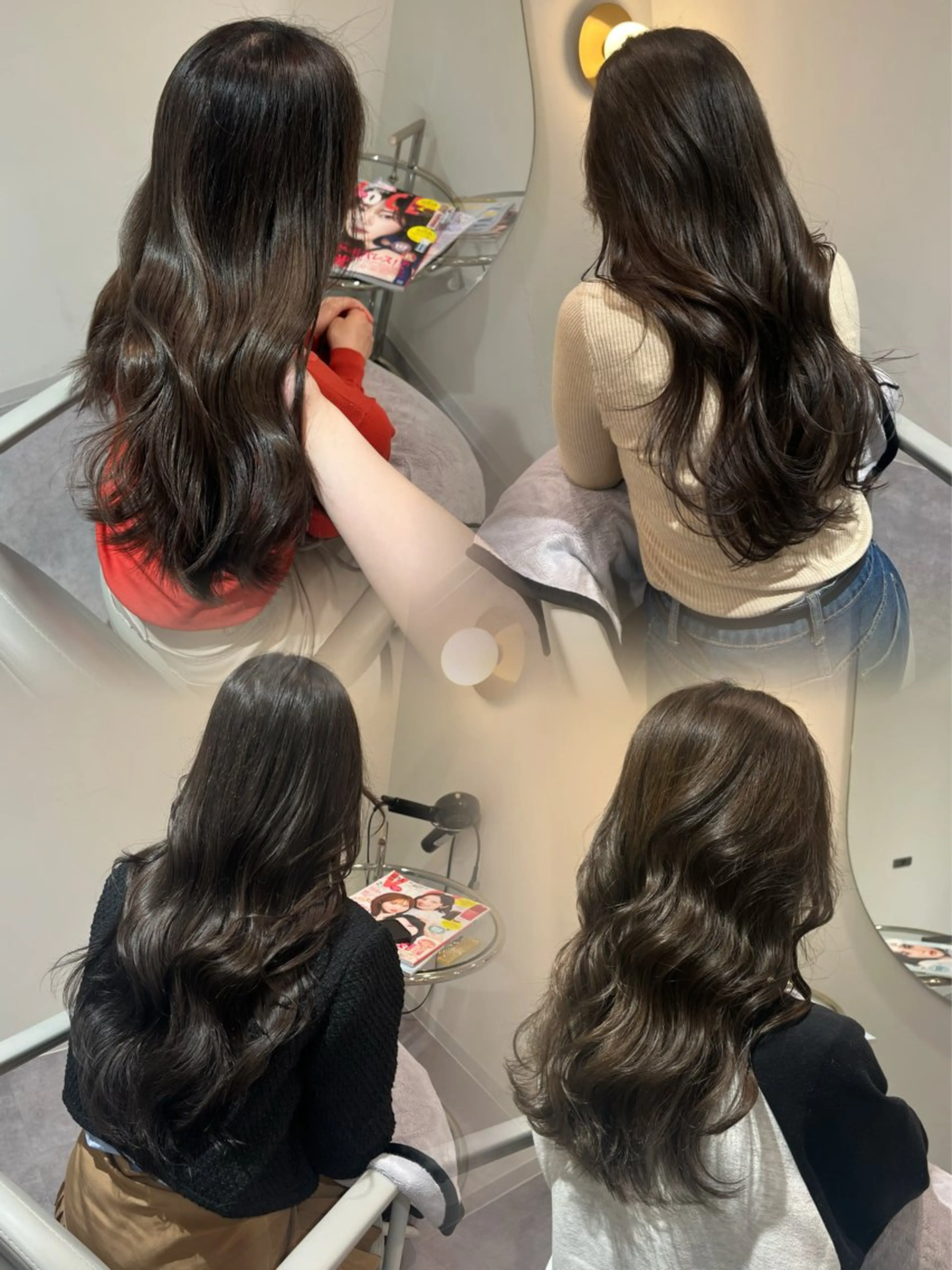 ロング ヘアカラー トリートメント 美髪✨艶髪✨髪質改善 カラー特化🌙鈴屋和のヘアスタイル