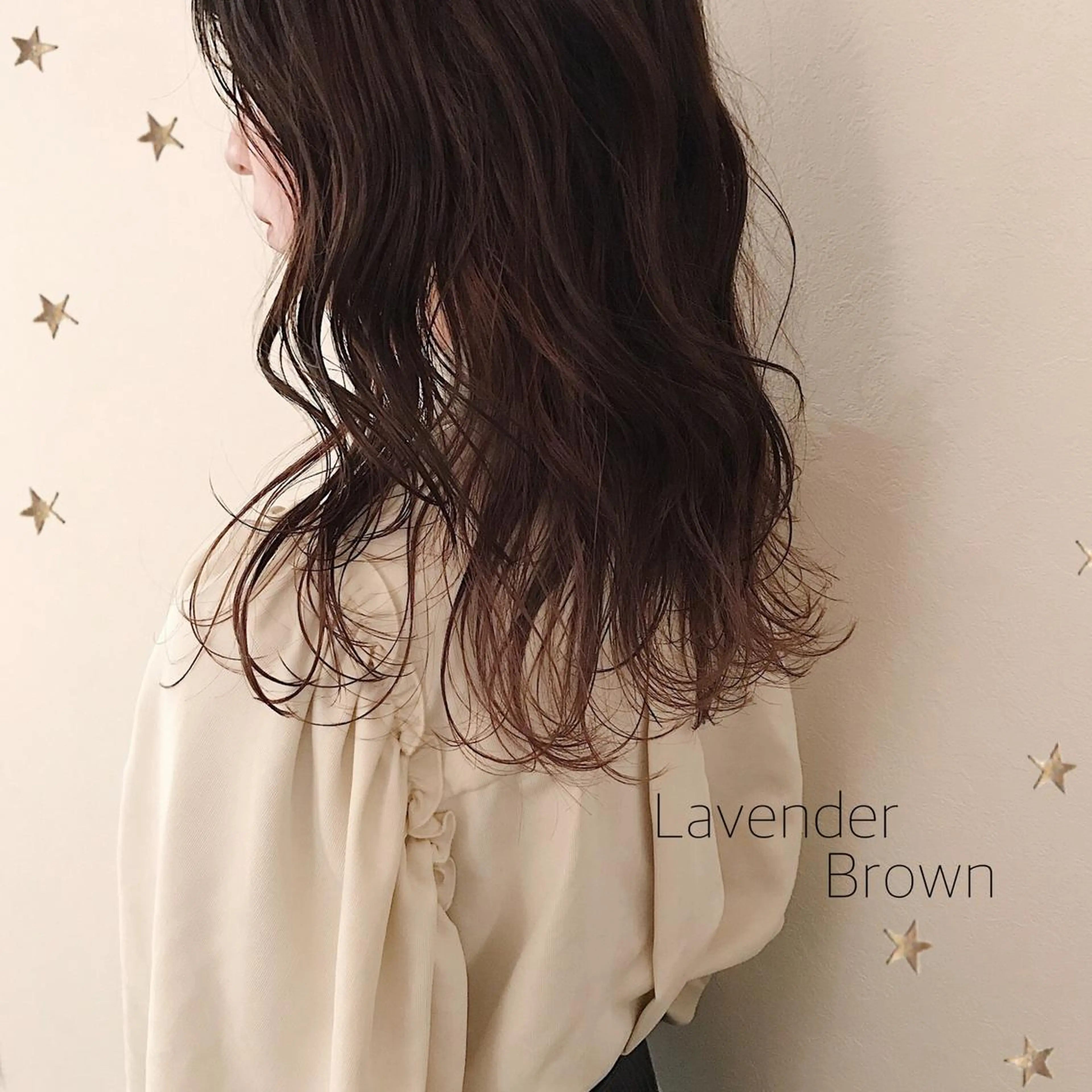 セミロング カラー カット ヘアカラー 市川 千夏のヘアスタイル