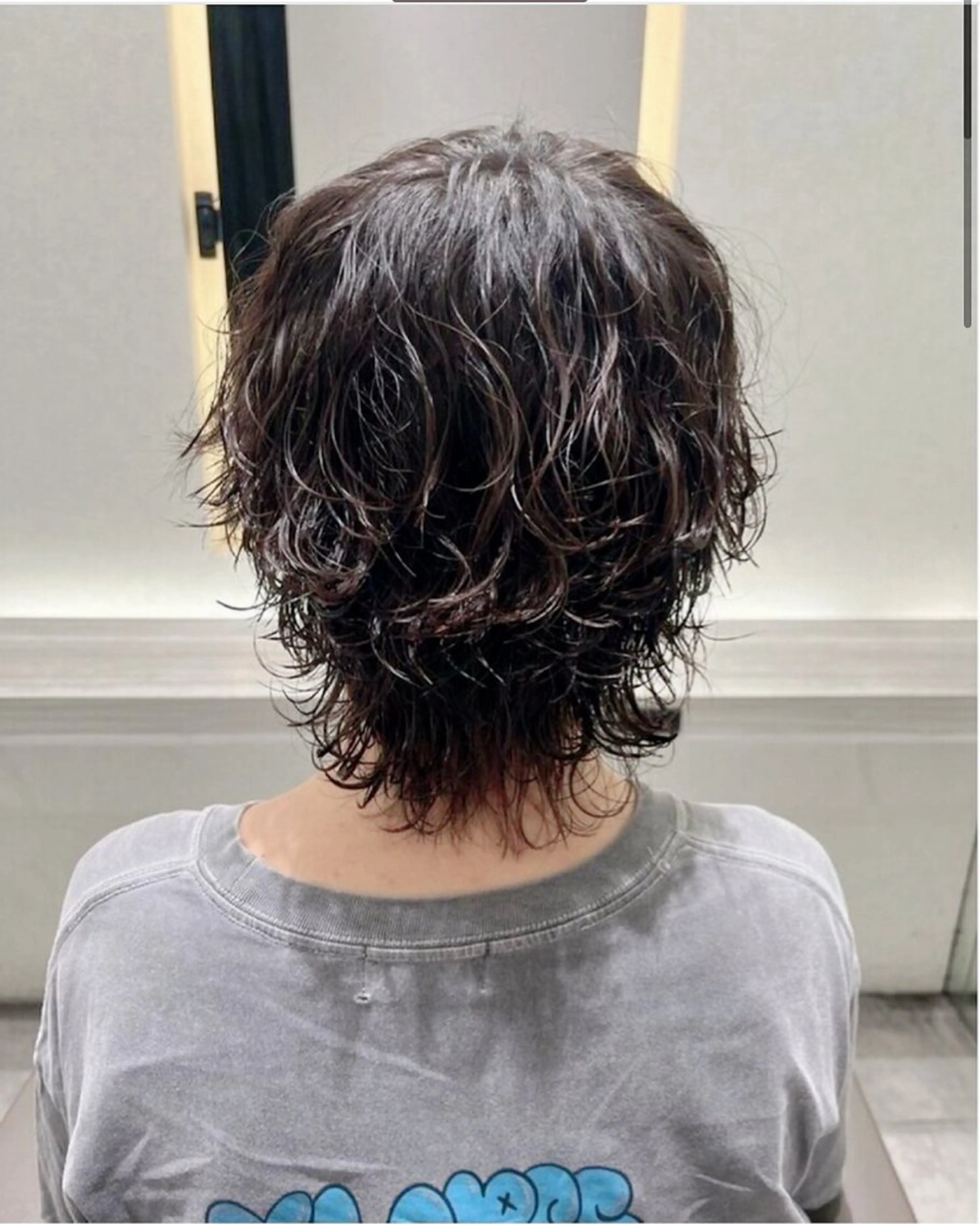 メンズ メンズパーマ メンズウルフカット ウルフカット 山路 悠佳のヘアスタイル