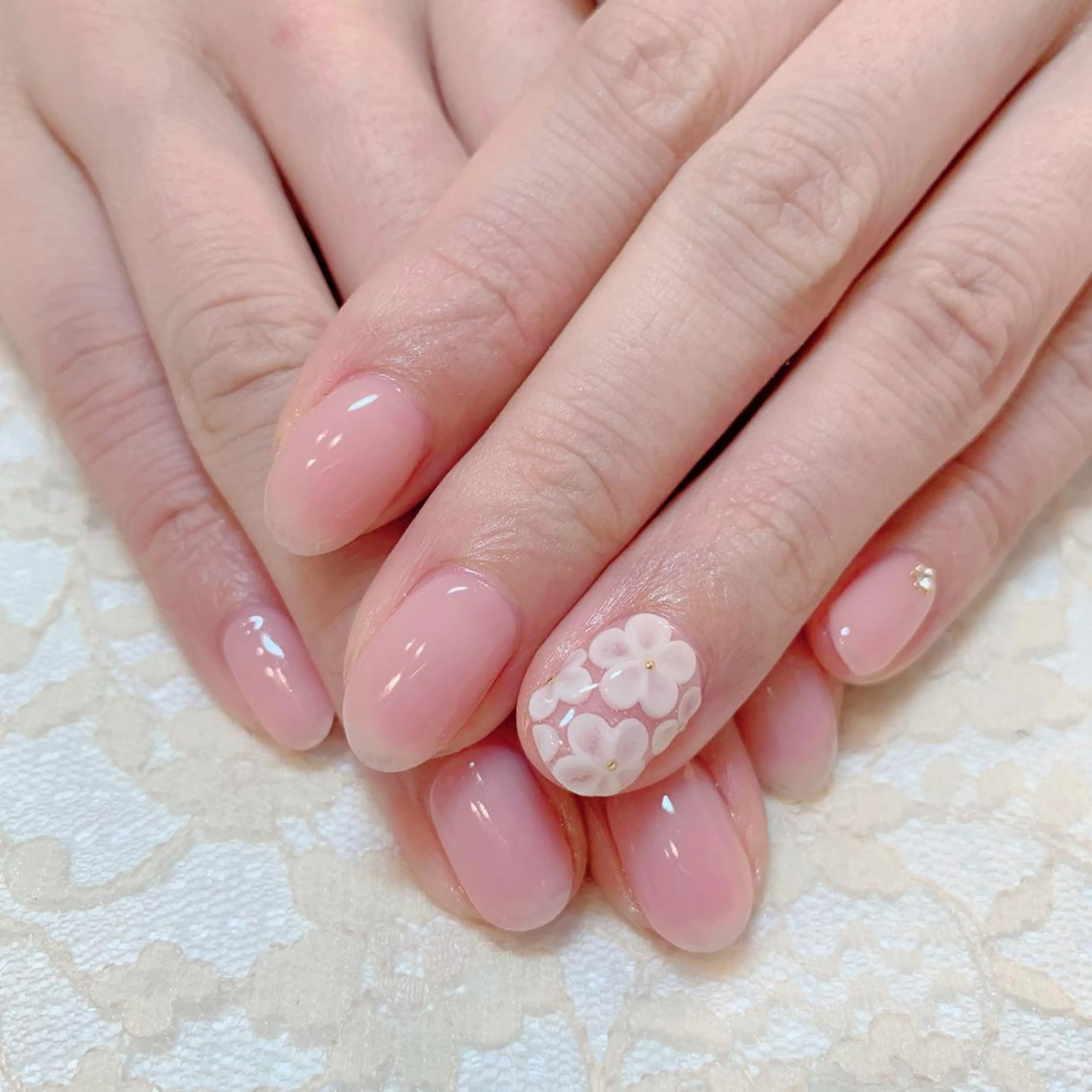ネイル フラワーネイル ハンドケア aoinail所属・aoi nailのネイルデザイン