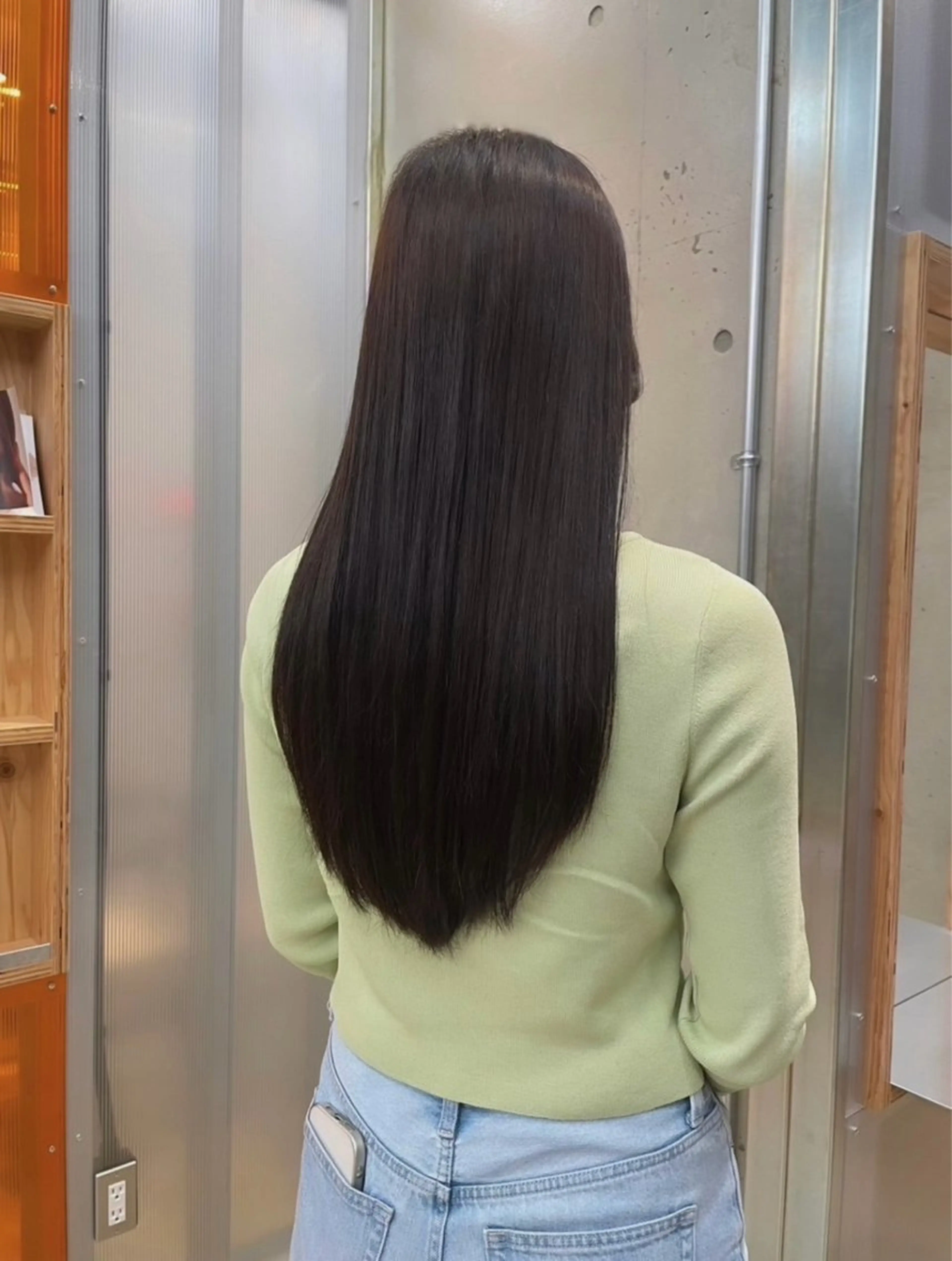 ロング 縮毛矯正 KOUSUKE /レイヤーカットのヘアスタイル