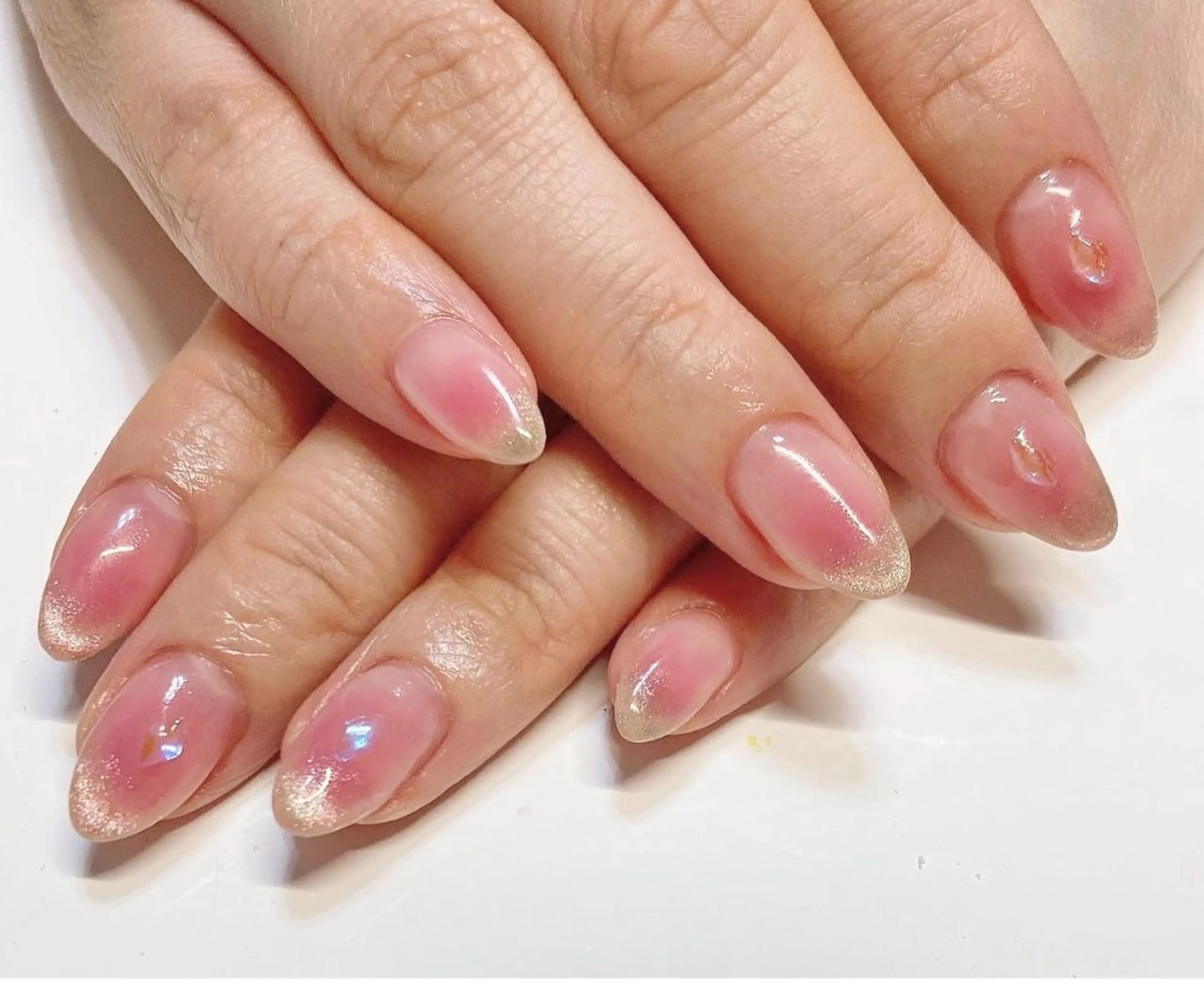 チークネイルの写真