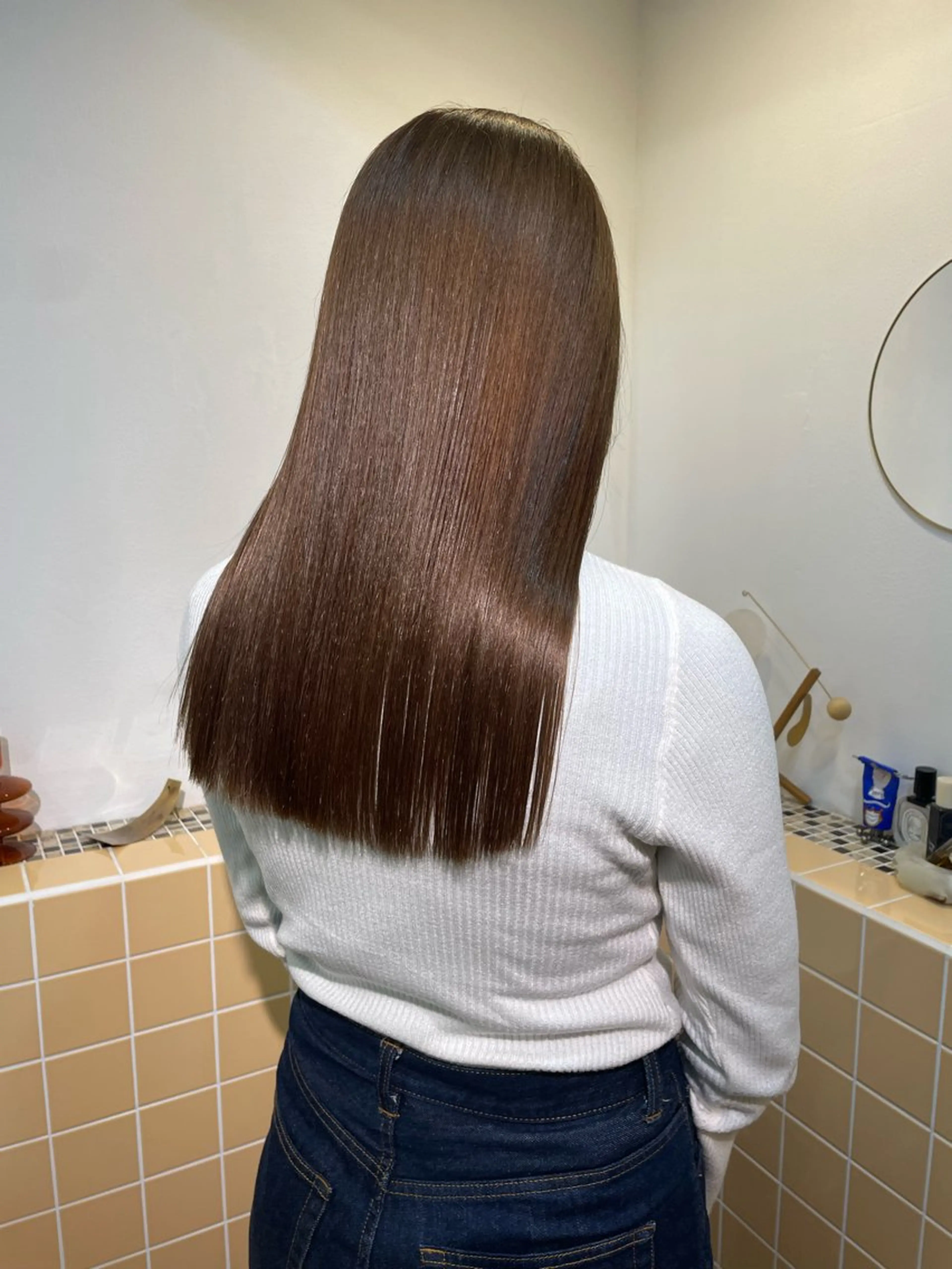 ロング カット sakura🌸 レイヤー/韓国ヘアのヘアスタイル