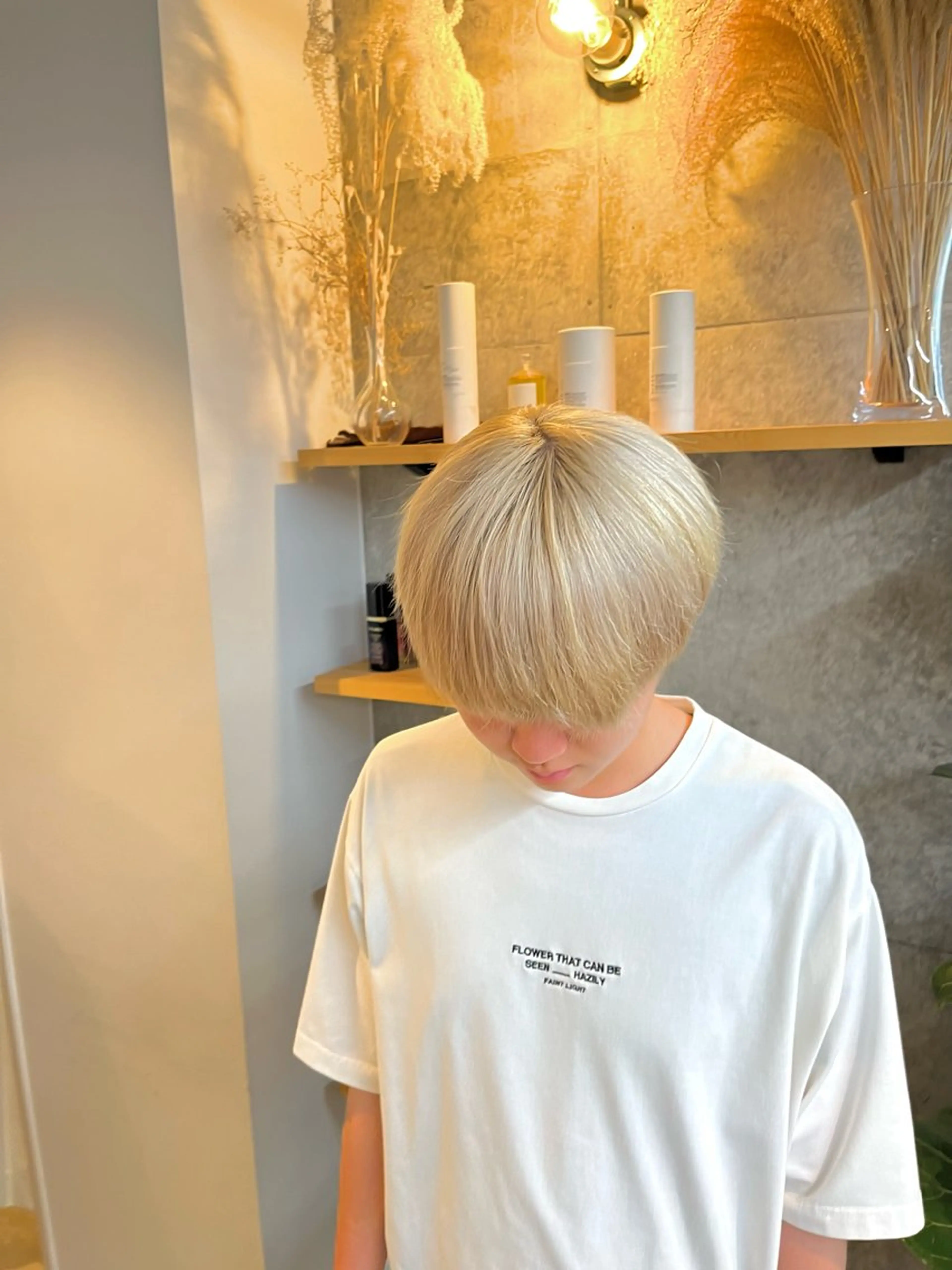 ショート カラー メンズ ヘアカラー ハイトーンカラ ー/小川のヘアスタイル