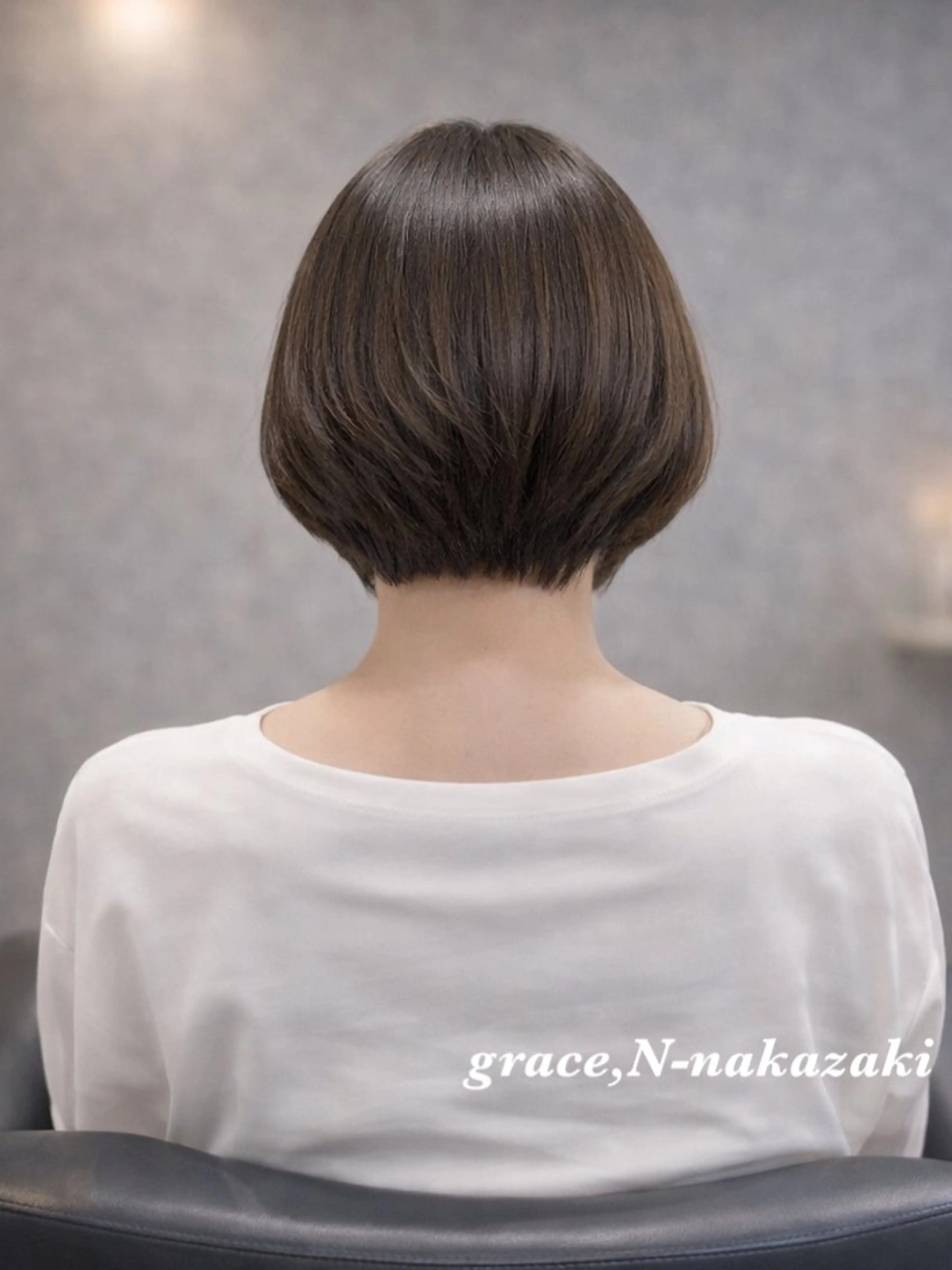 ミディアム 赤みなし艶カラー 【中崎】髪質改善スパのヘアスタイル