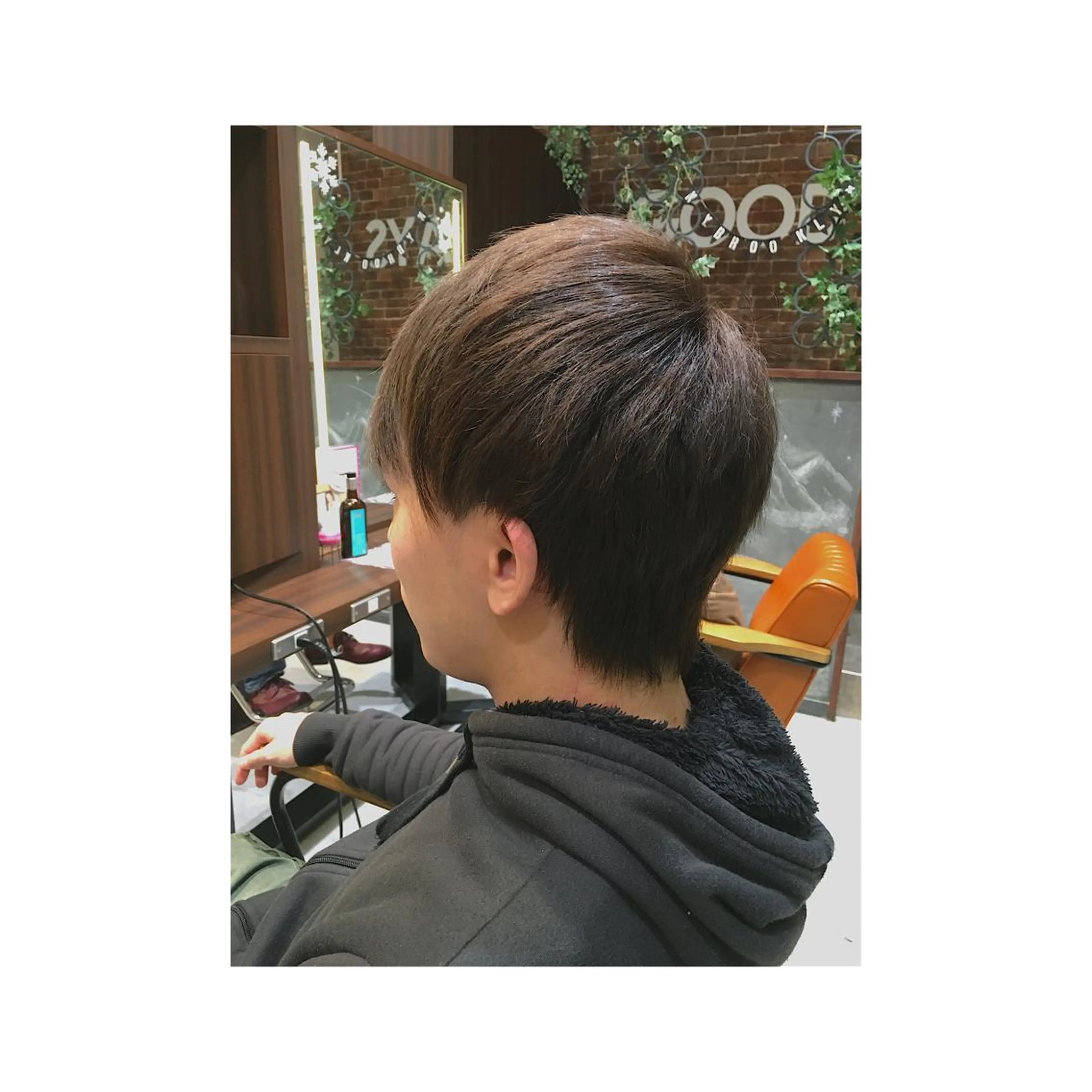 ショート メンズ ツーブロック なかの たくみのヘアスタイル