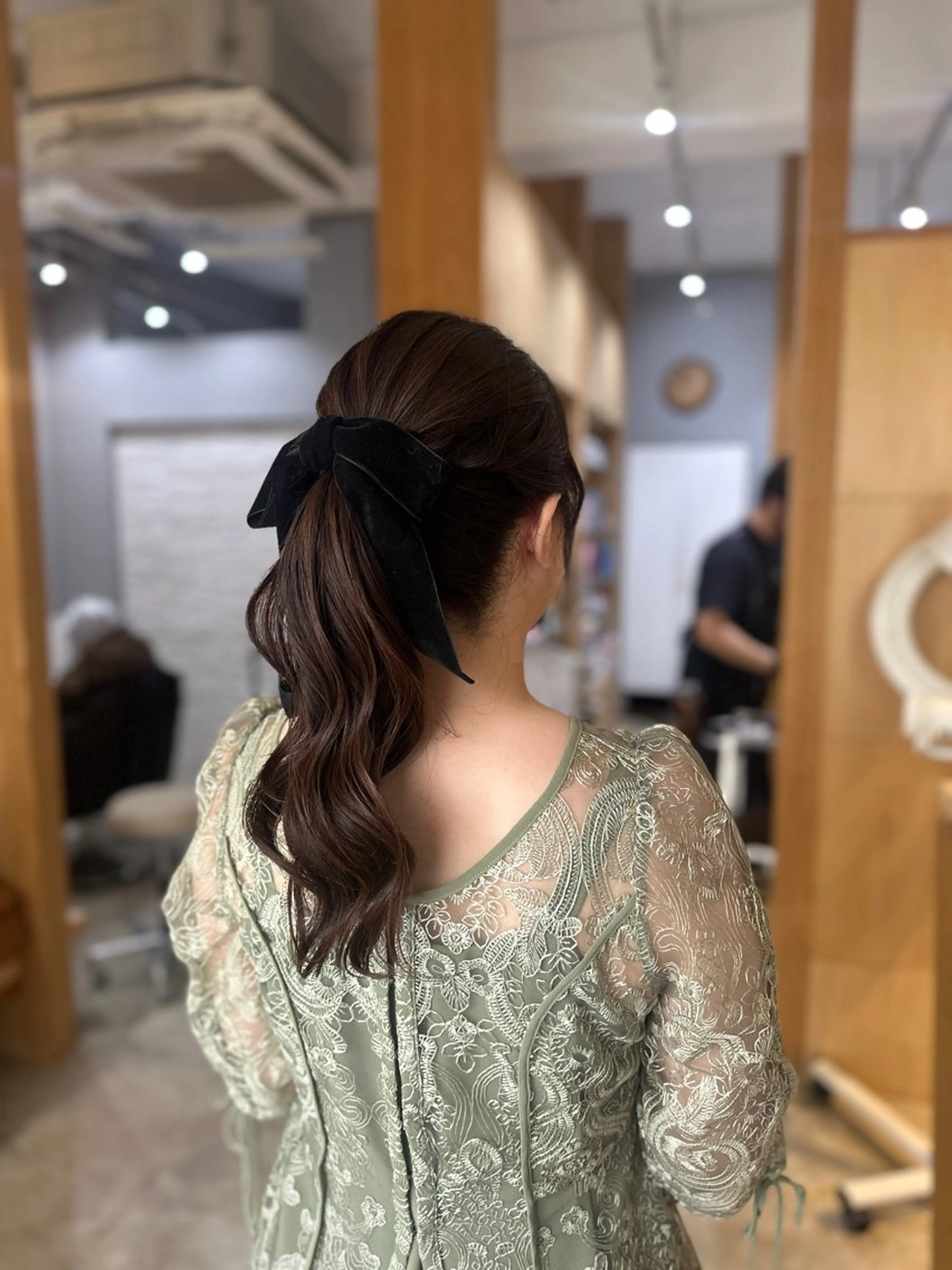 ミディアム ヘアセット miloc MOMOKAのヘアスタイル