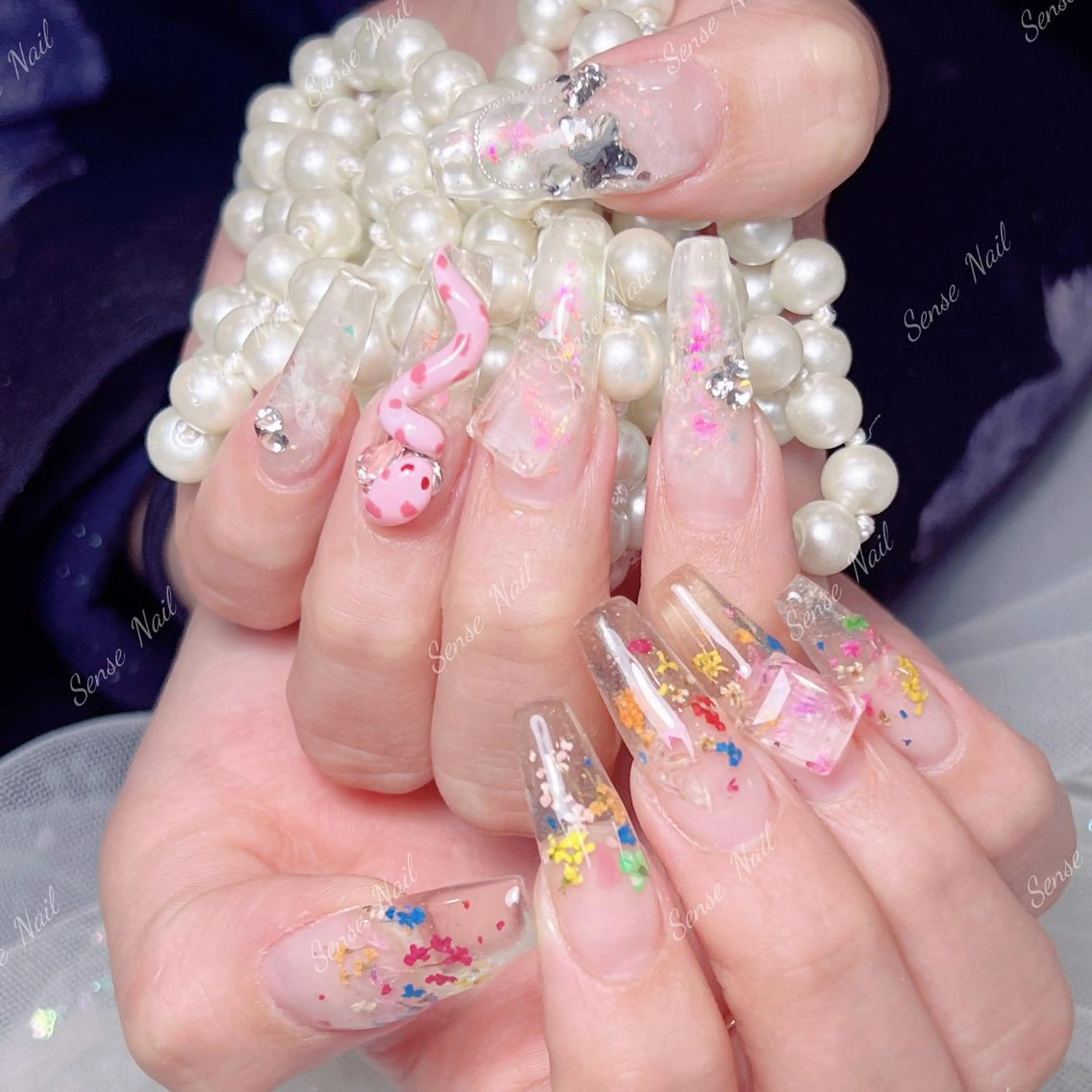 ネイル ハンドネイル Bunny 🐰のネイルデザイン