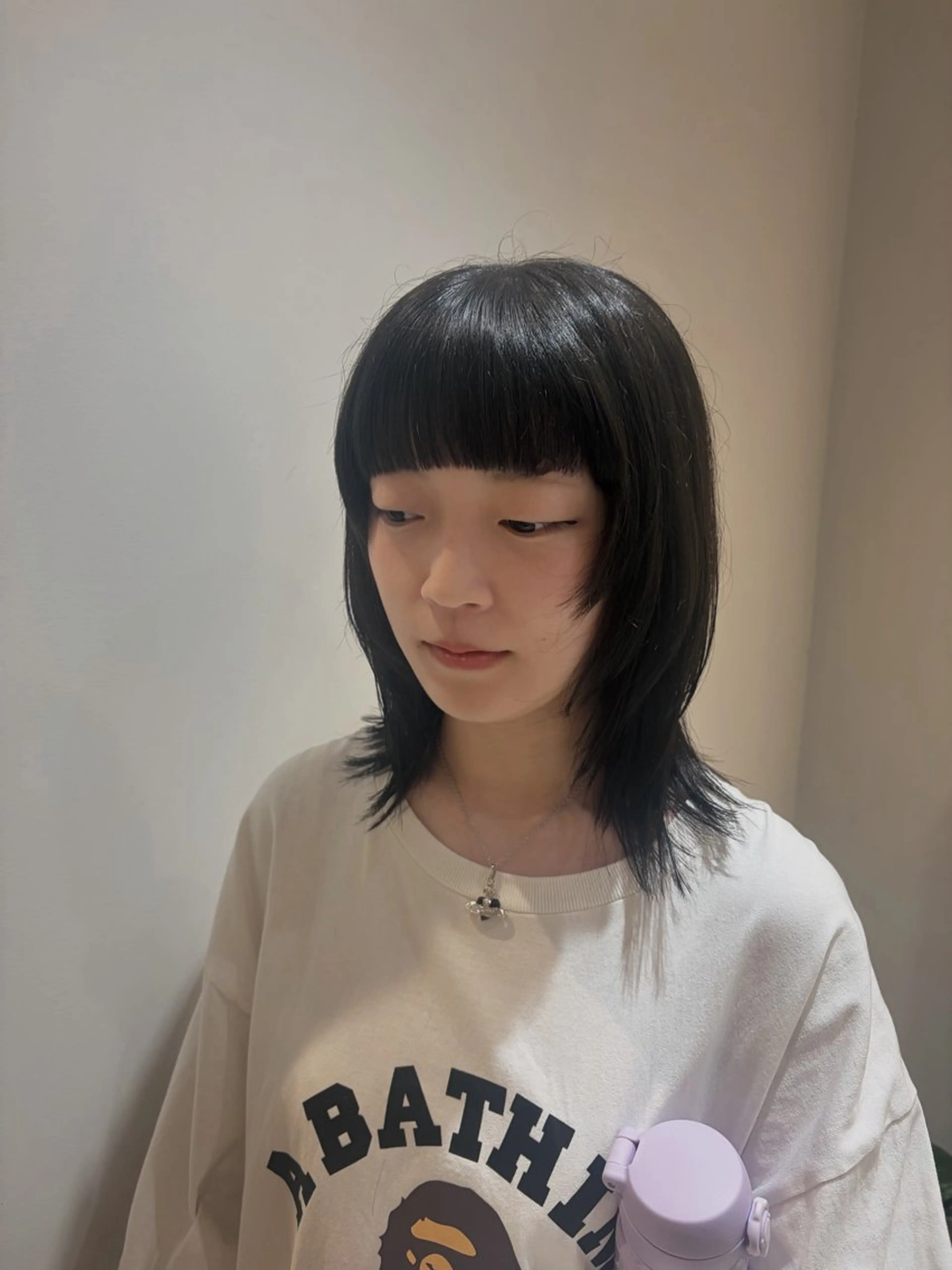 ミディアム 井上 星良のヘアスタイル