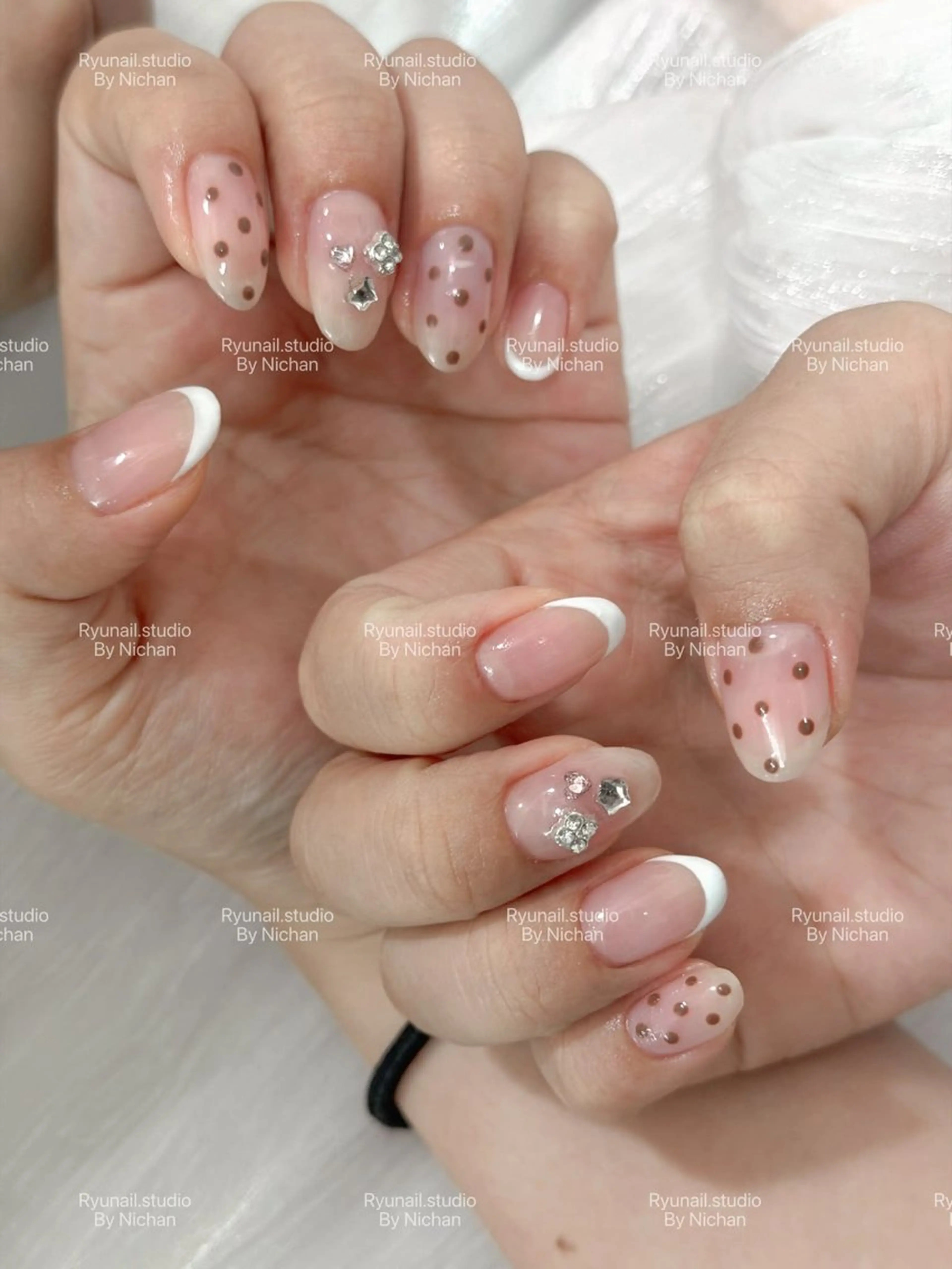 ネイル アートネイル ジェルネイル マグネットネイル ニュアンスネイル シンプルネイル ハンドネイル Ryu Nail NekoChanのネイルデザイン
