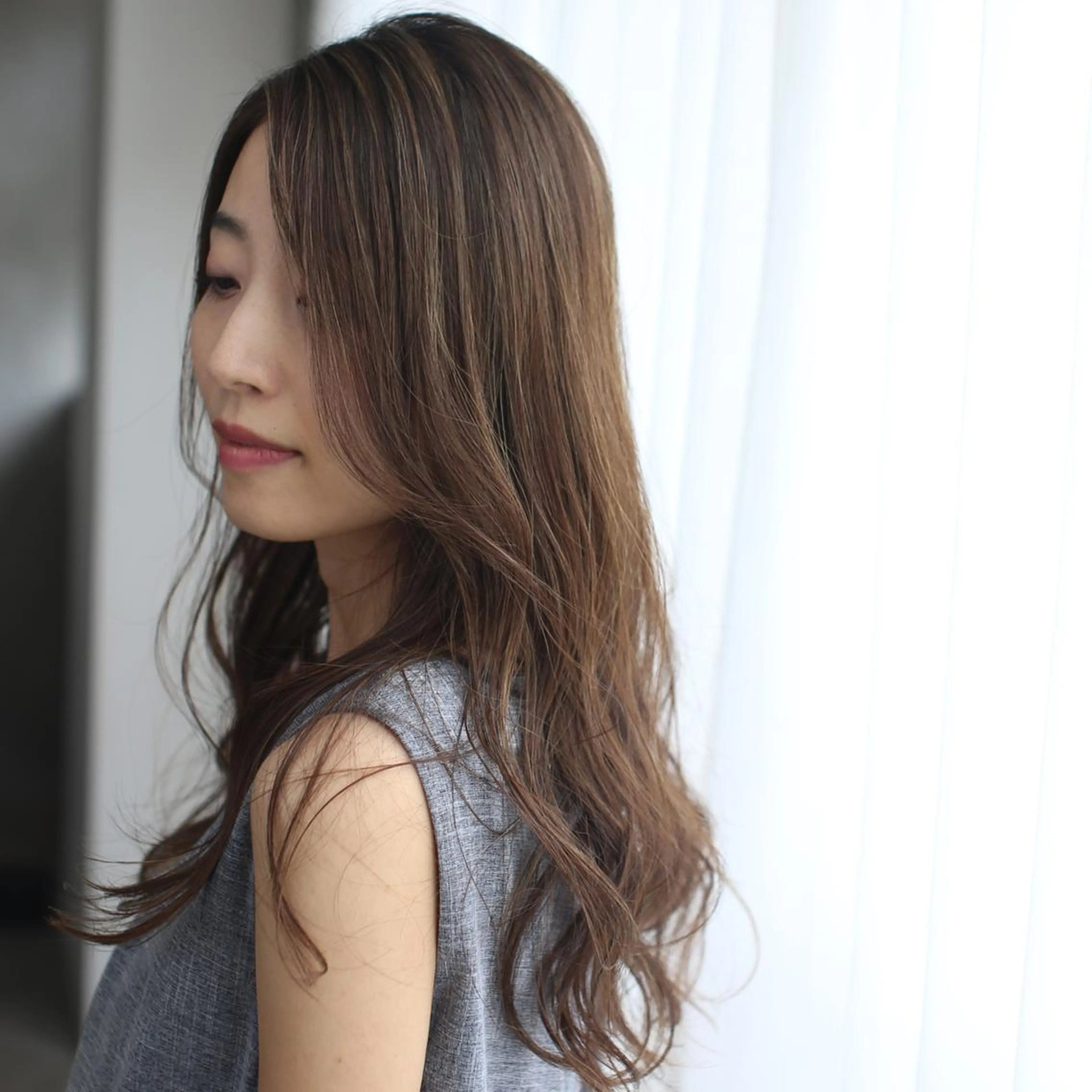 ロング 髪質改善 トリートメント みぞぐち じゅりのヘアスタイル