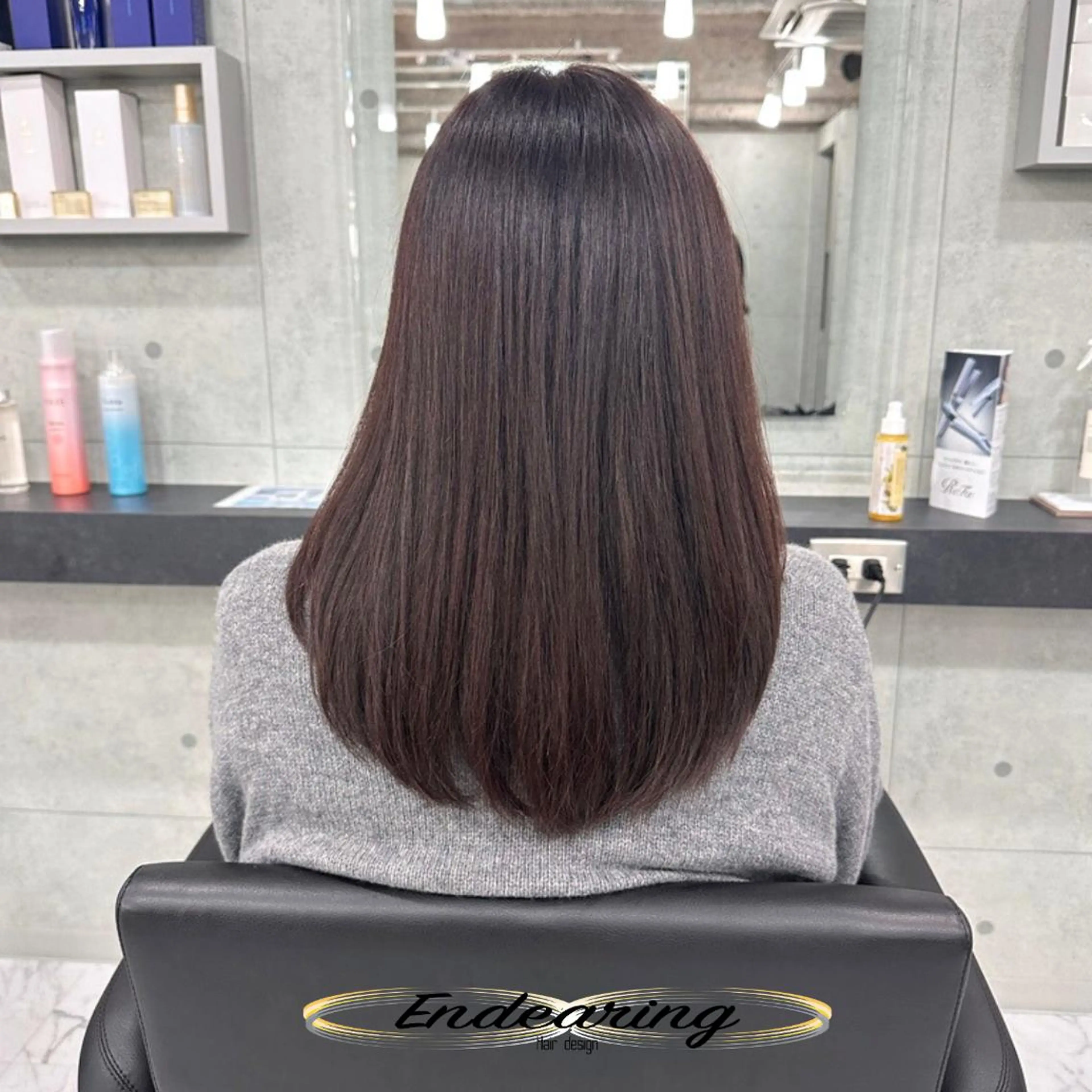 セミロング レイヤーカット 似合わせカット カット ヘアカラー Endearing 銀座/レイヤーカットのヘアスタイル