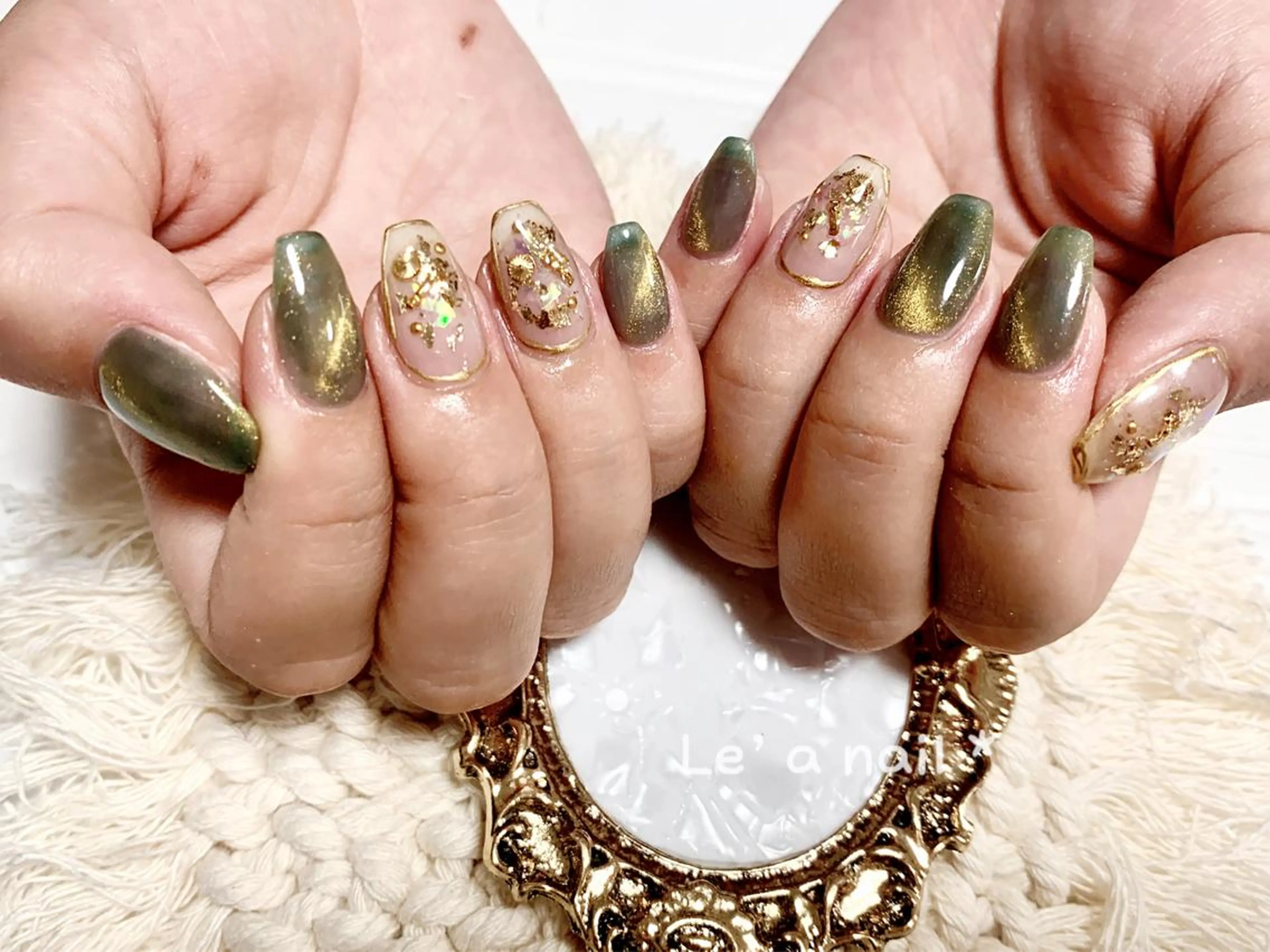 ショート カラー ネイル Le’a NailSalonのネイルデザイン