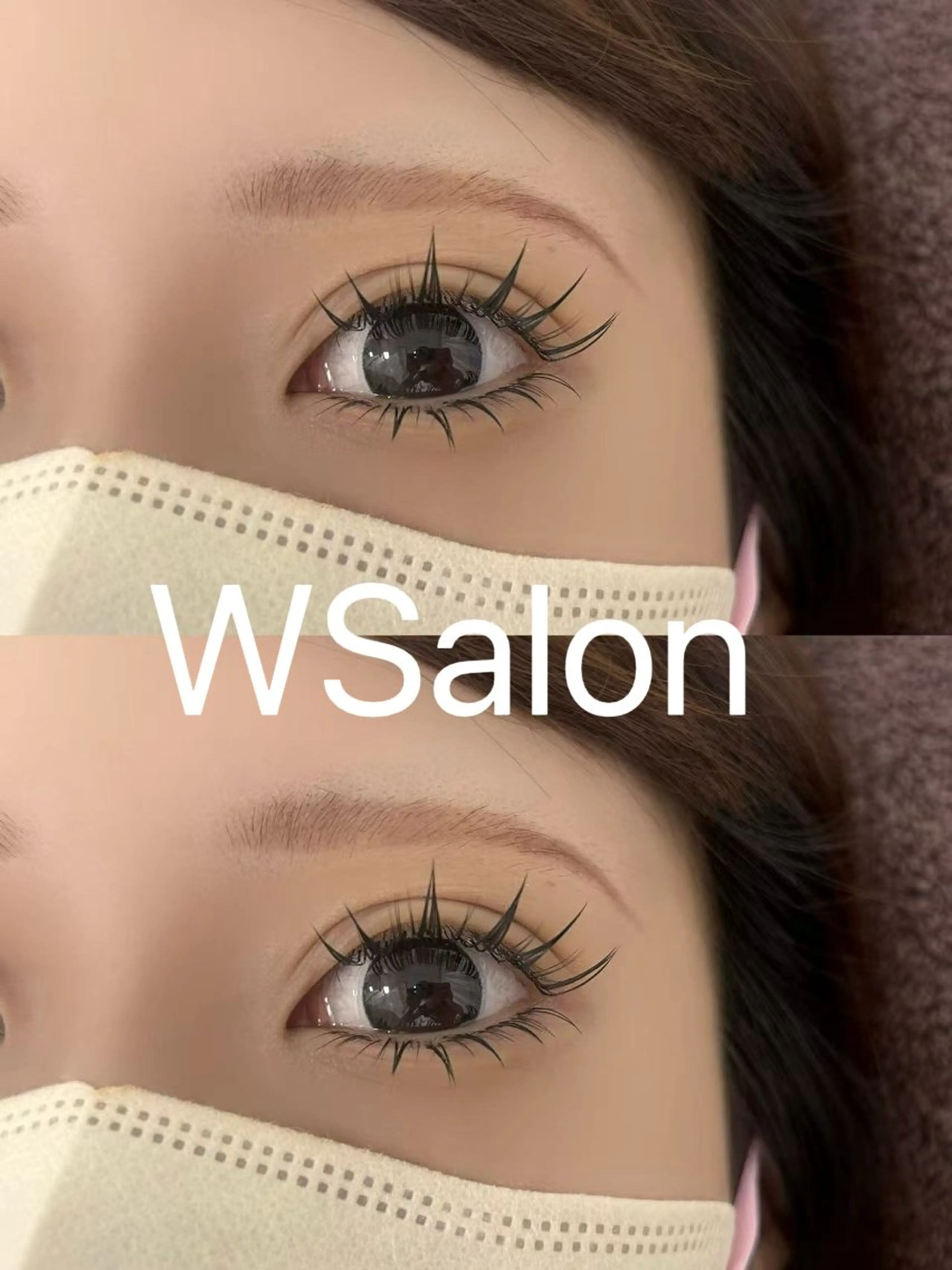 マツエク・マツパ 付け放題 バインドロック カラーマツエク フラットラッシュ 韓国風マツエク W Salon アイラッシュのマツエク・マツパデザイン