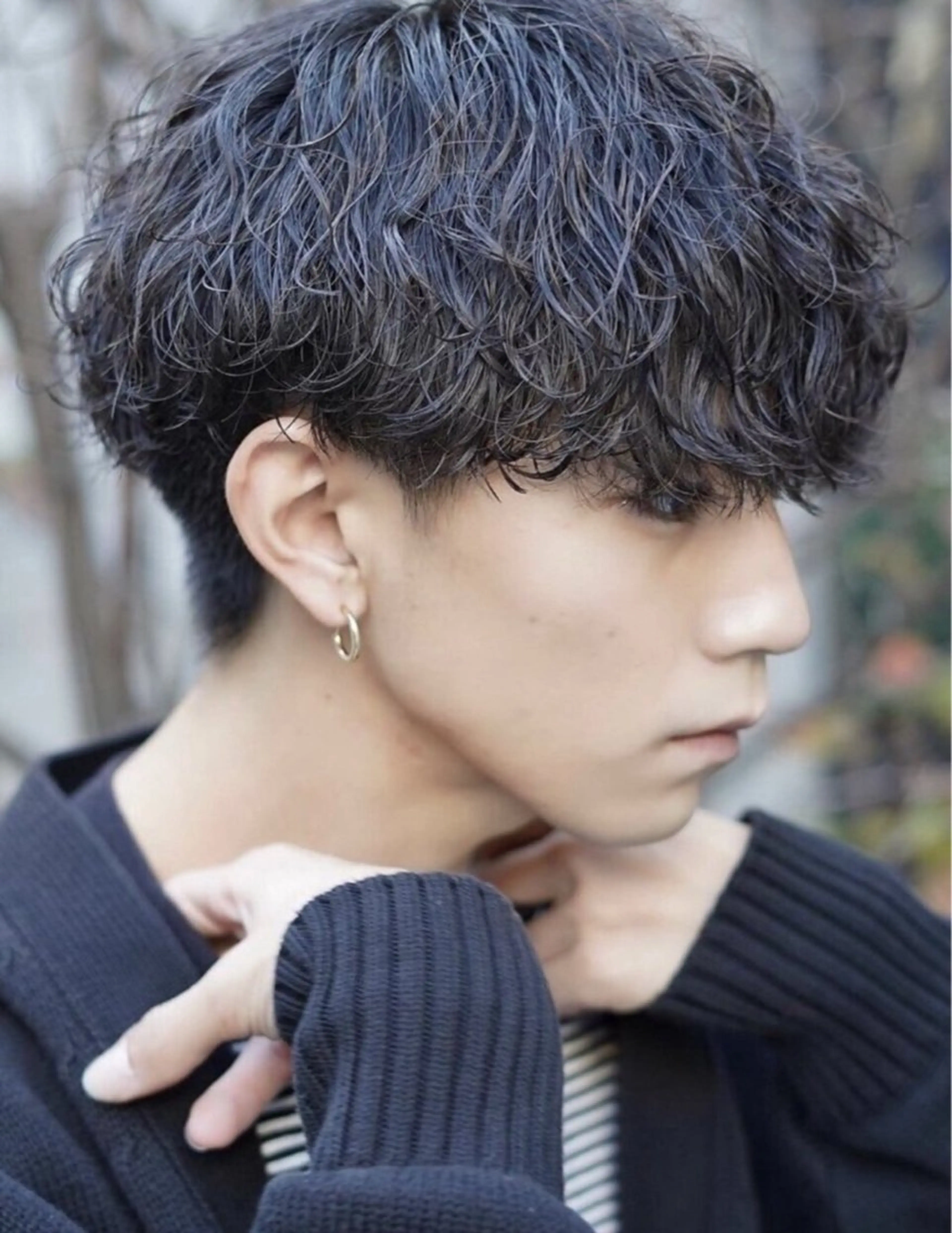 パーマ メンズ カット パーマ トリートメント 👑メンズパーマ屋 👑/栄/馬場斗生のヘアスタイル