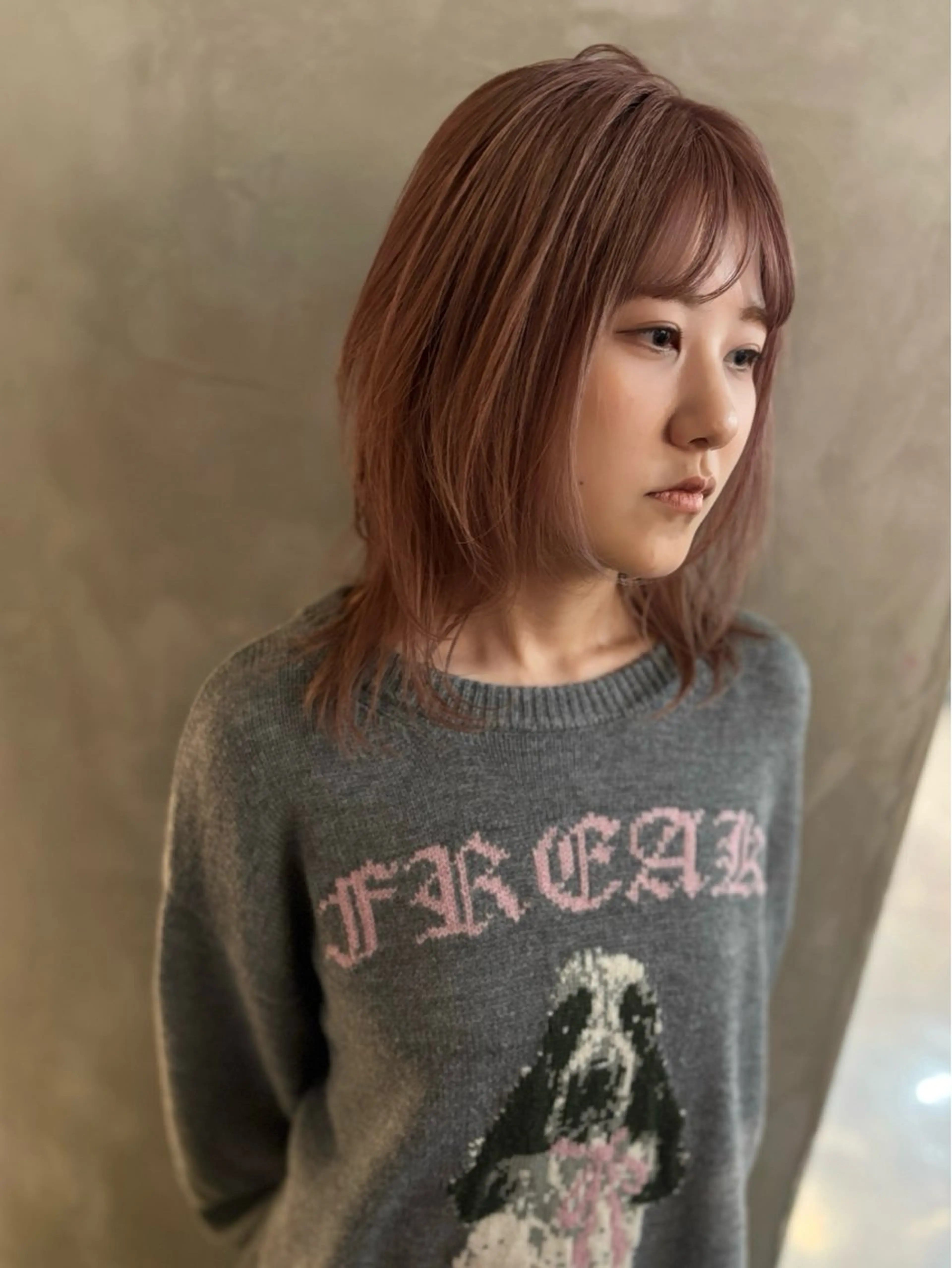 ミディアム カラー カット ヘアカラー トリートメント 優作 〜圧倒的信頼〜のヘアスタイル