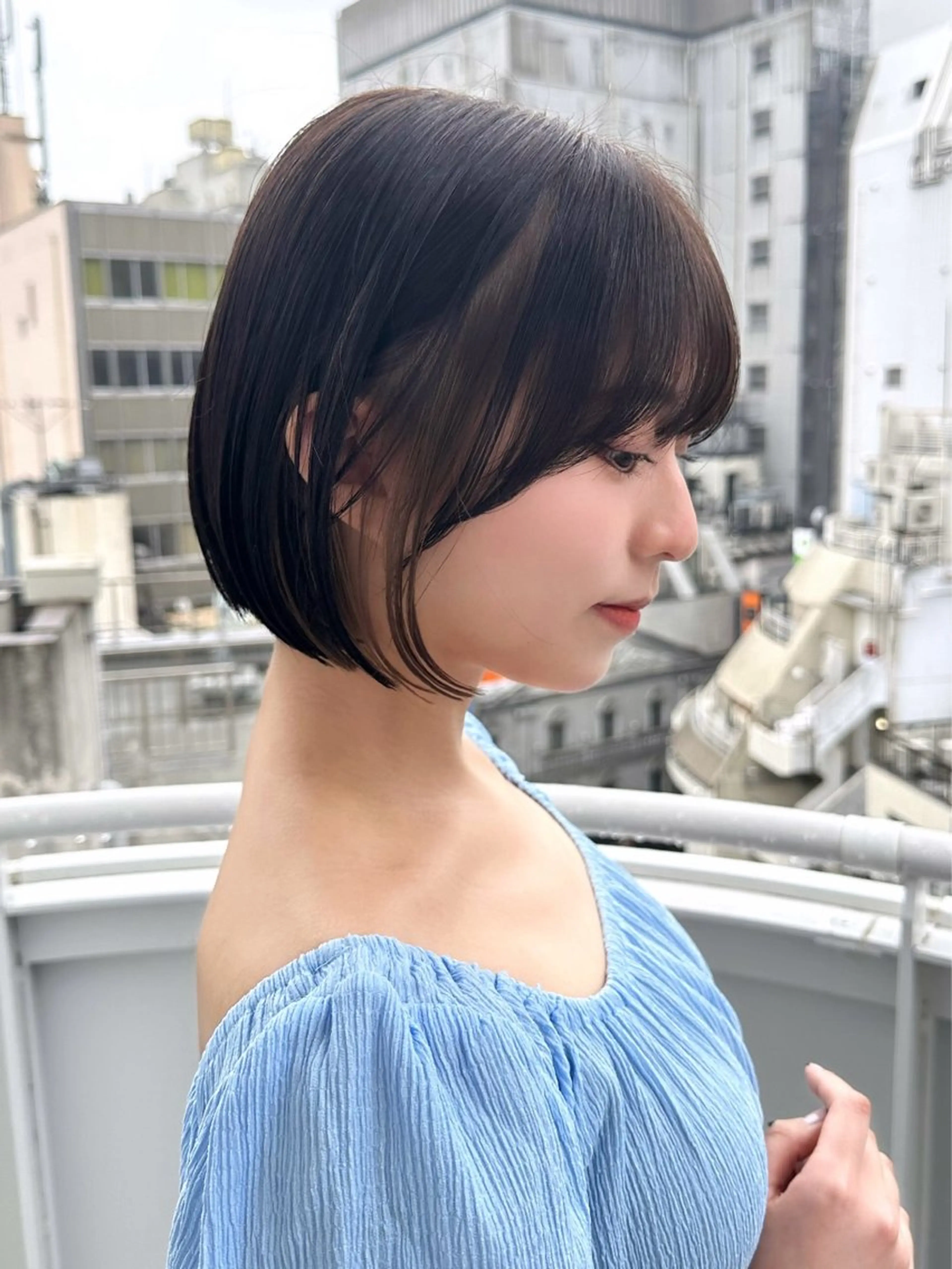 ショート ボブ 新宿/韓国ヘア kurea🎀のヘアスタイル