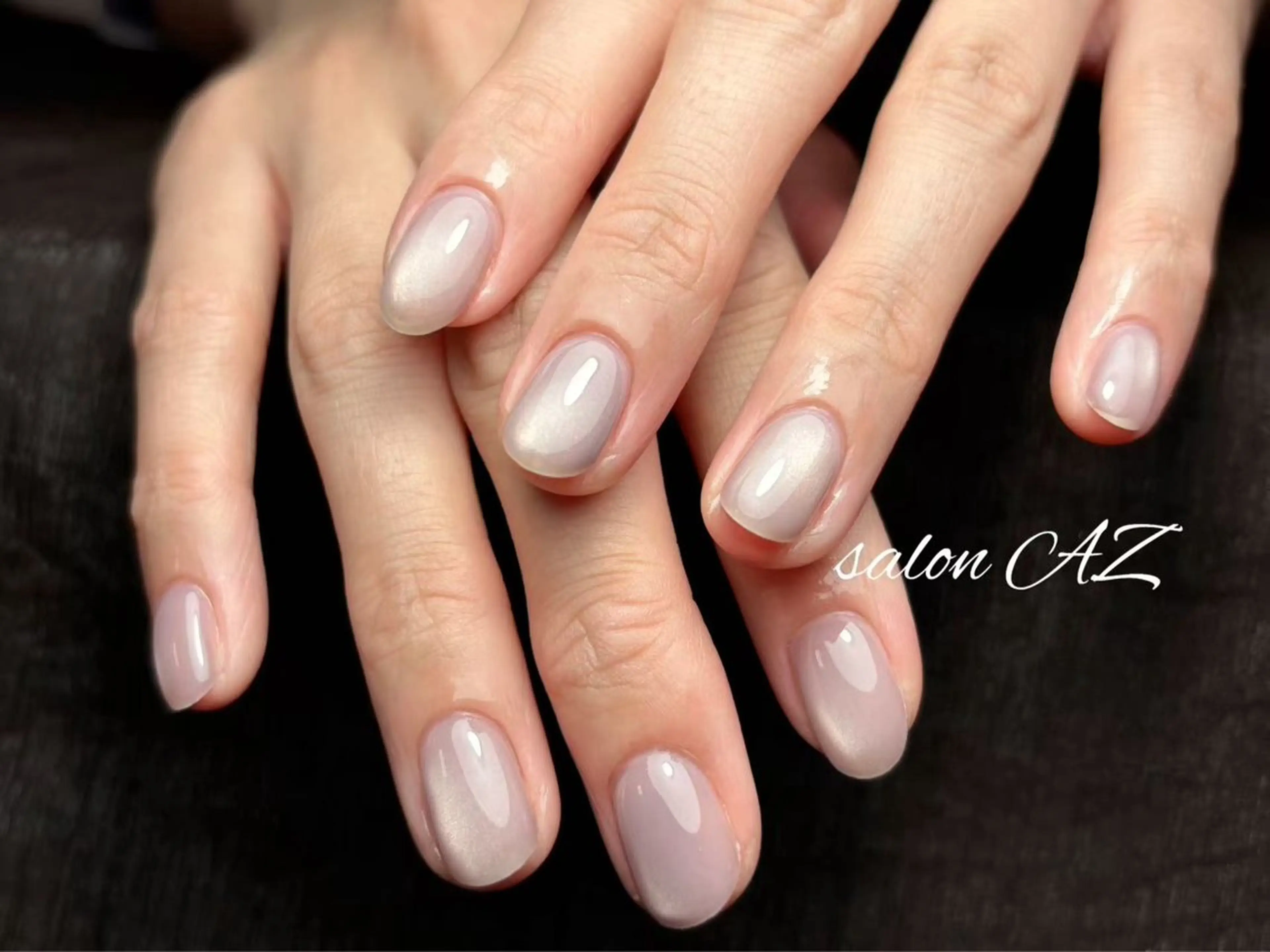 ネイル アートネイル 長さ出し フットネイル フレンチネイル ジェルネイル salon AZのネイルデザイン