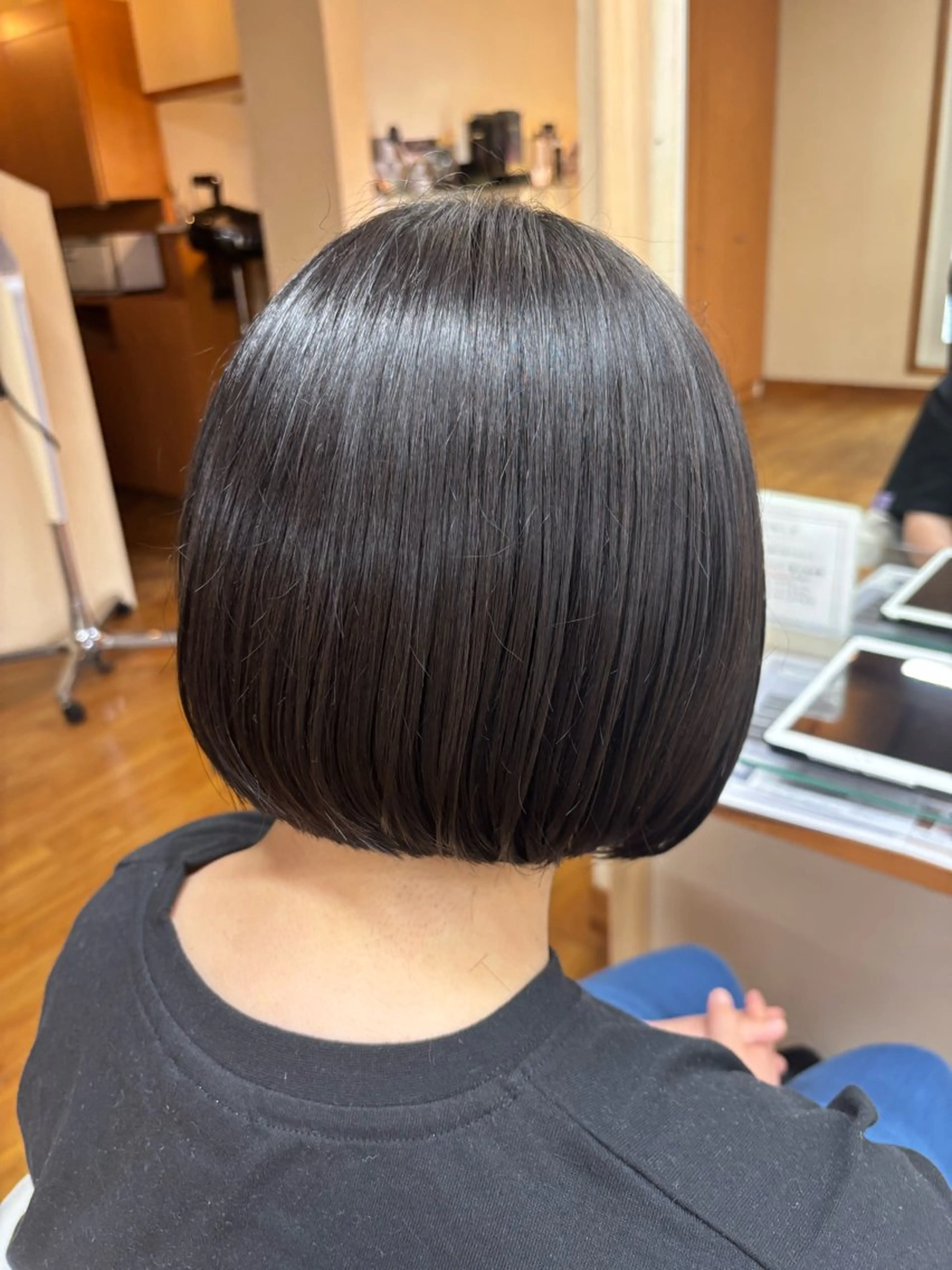 ミディアム ボブ カット Sagedoue ユイのヘアスタイル