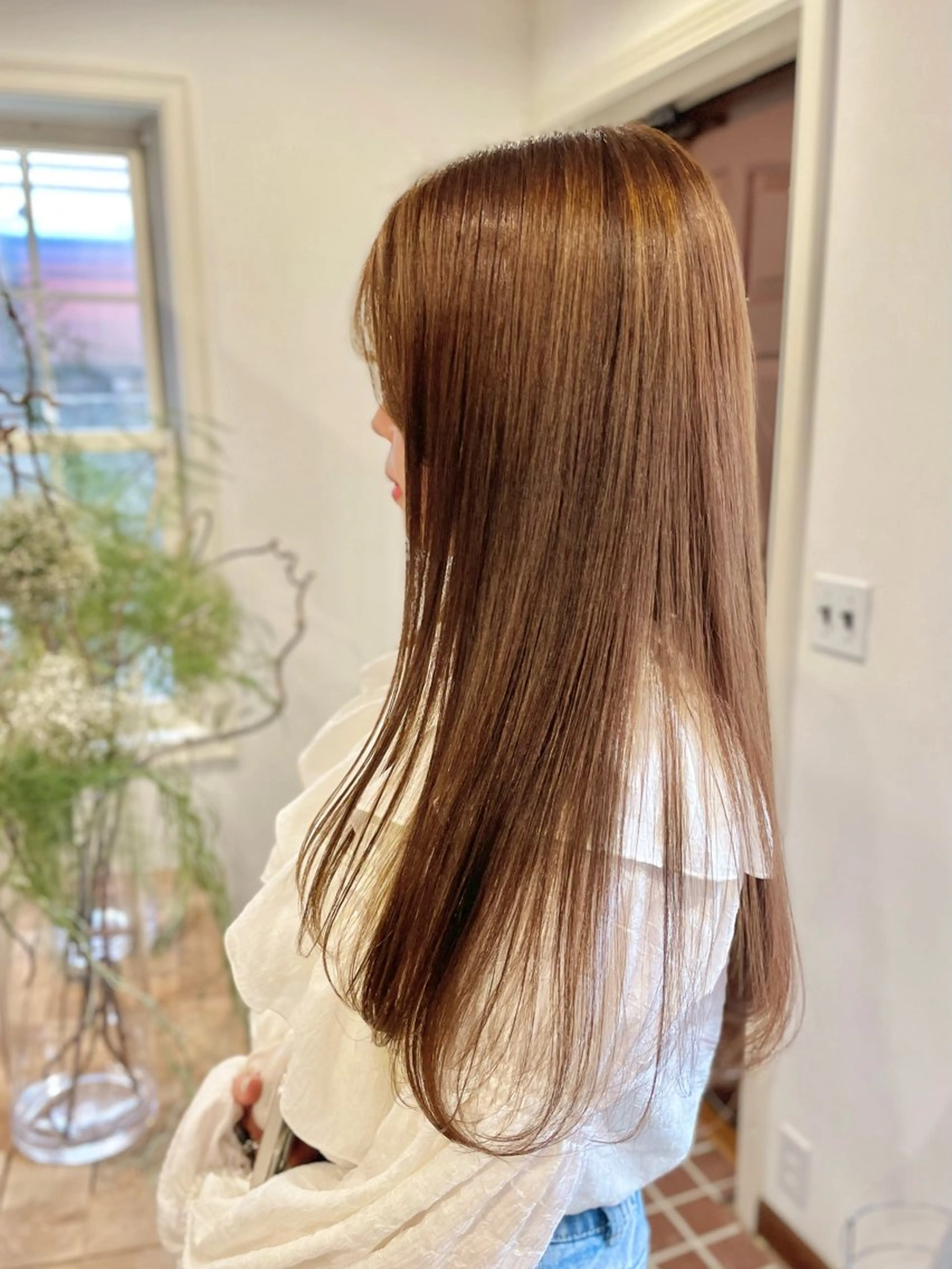 ロング 髪質改善 カット ヘアカラー 縮毛矯正 トリートメント 表参道/髪質改善/ 髪質改善カラー/遠藤のヘアスタイル