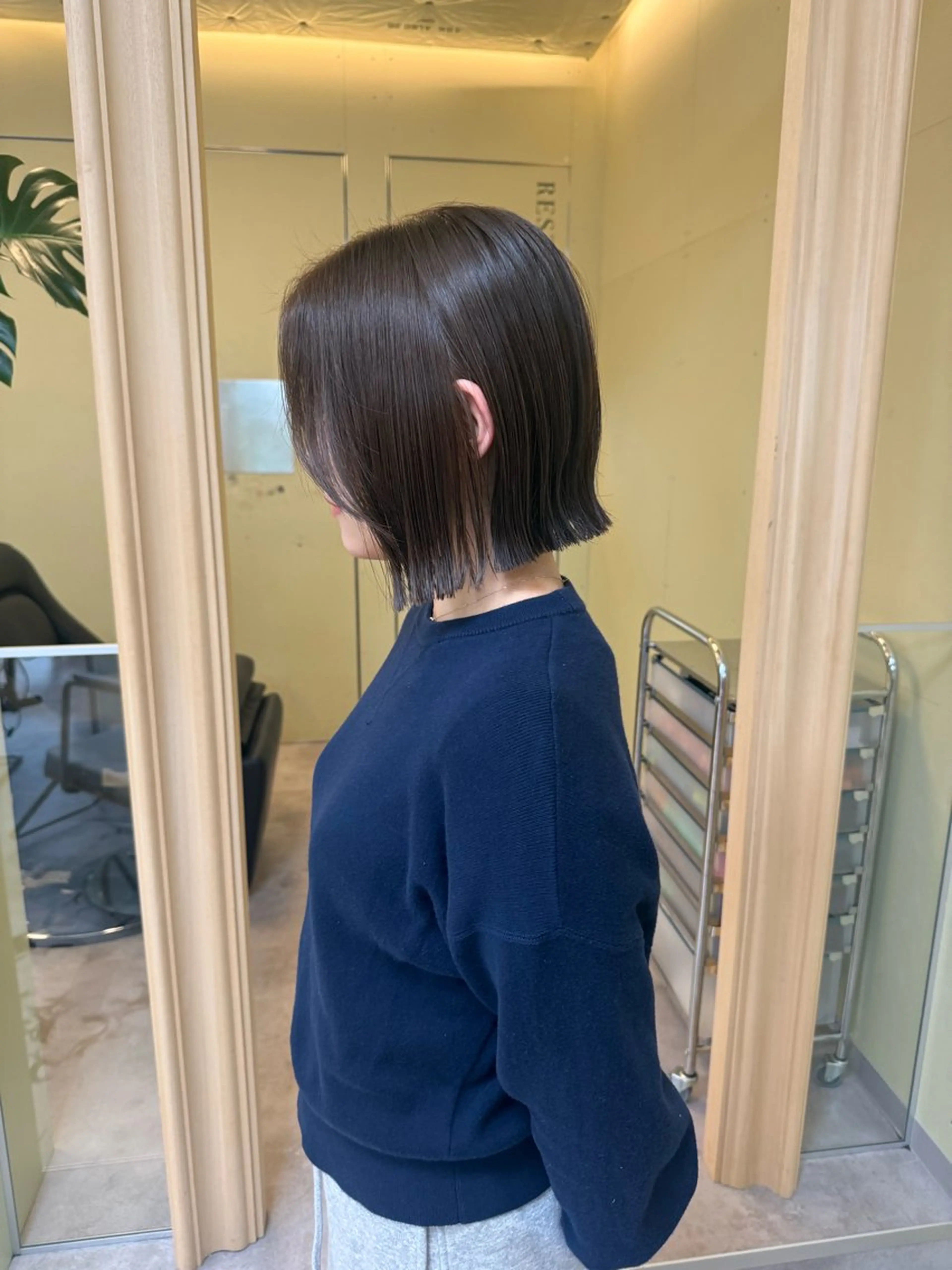 ショート カラー カット ヘアカラー 伶風/ボブ/ ハッシュカットのヘアスタイル