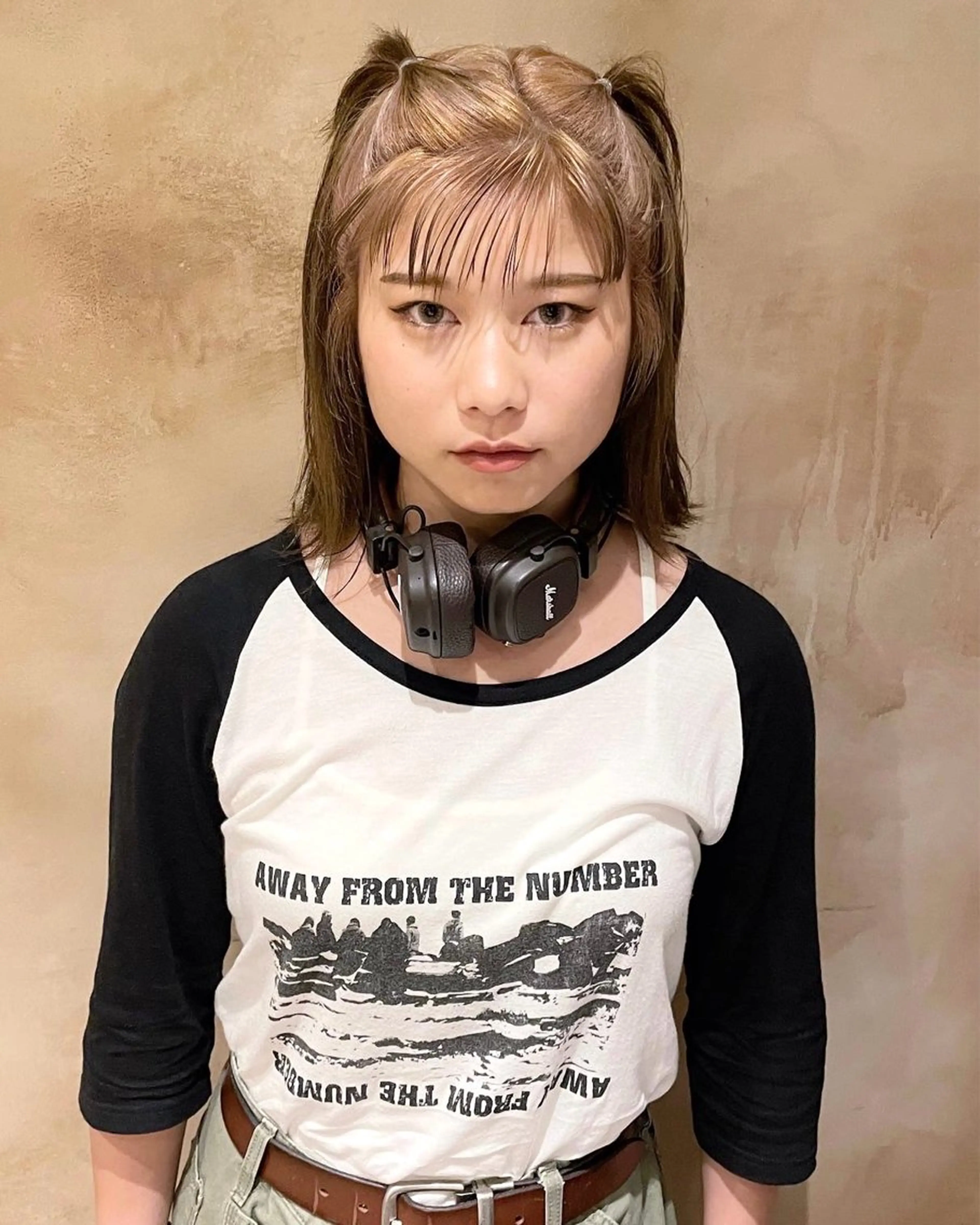 ミディアム カラー Zina難波/ 韓国ヘア🐰mikuのヘアスタイル