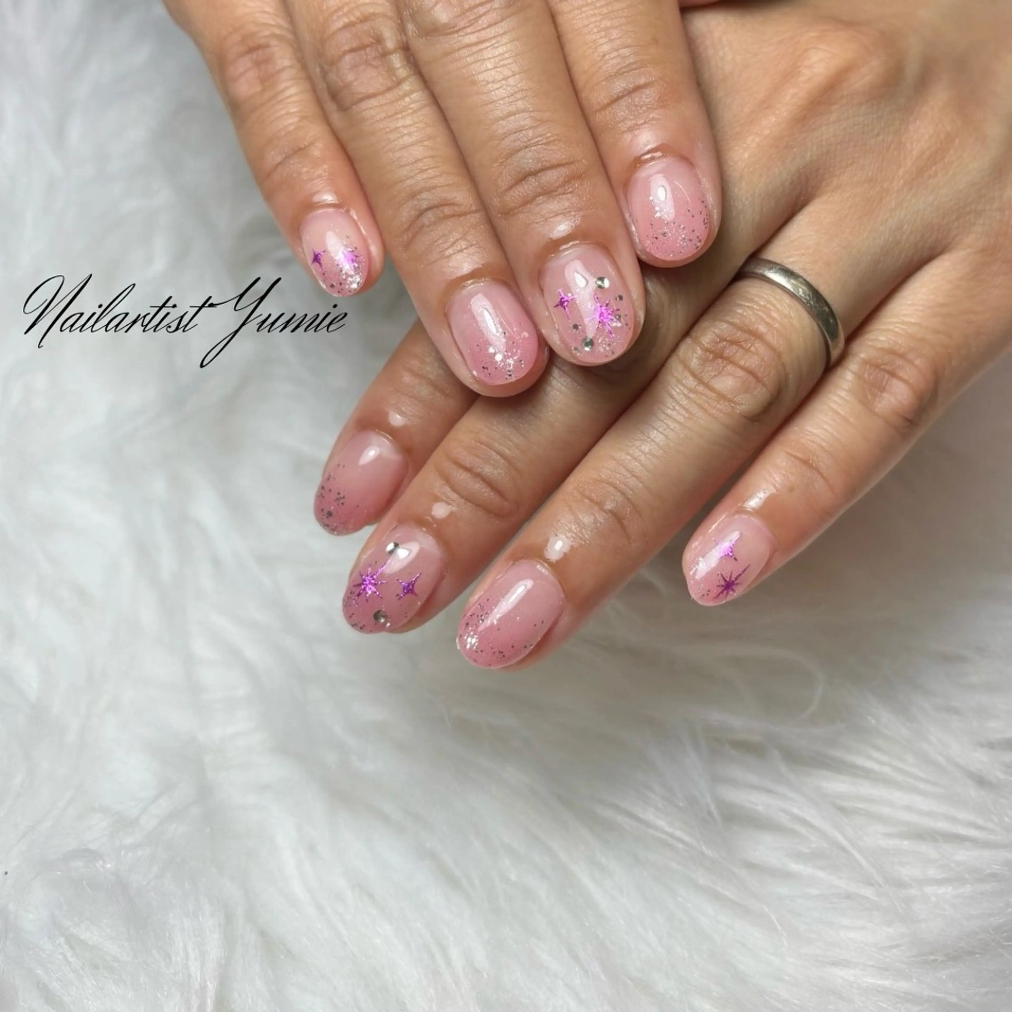 ネイル グラデーション ハンドネイル NAILSALON en+所属・NAILSALON en+沖縄市美原のネイルデザイン