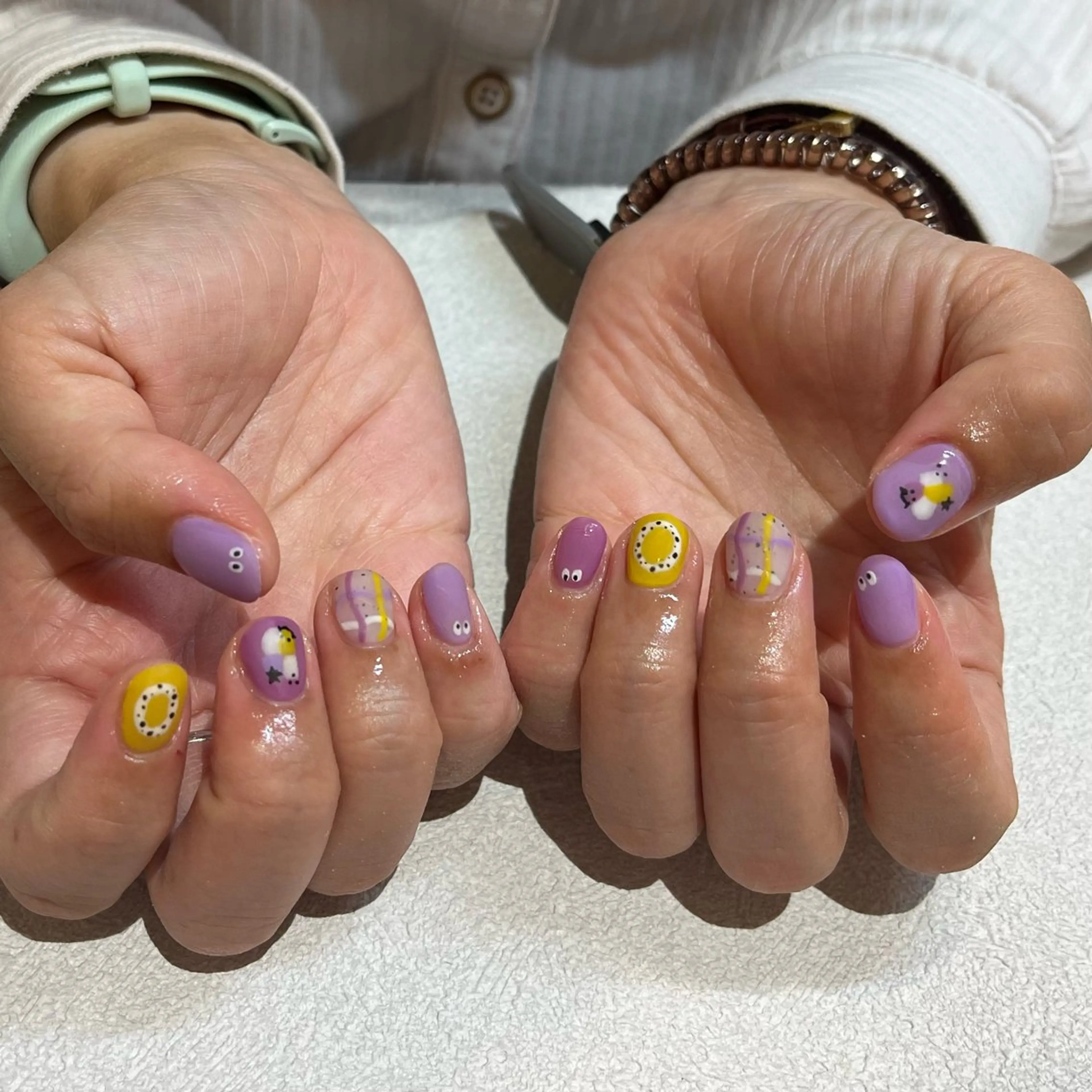 ネイル マットネイル 米倉 五織のネイルデザイン