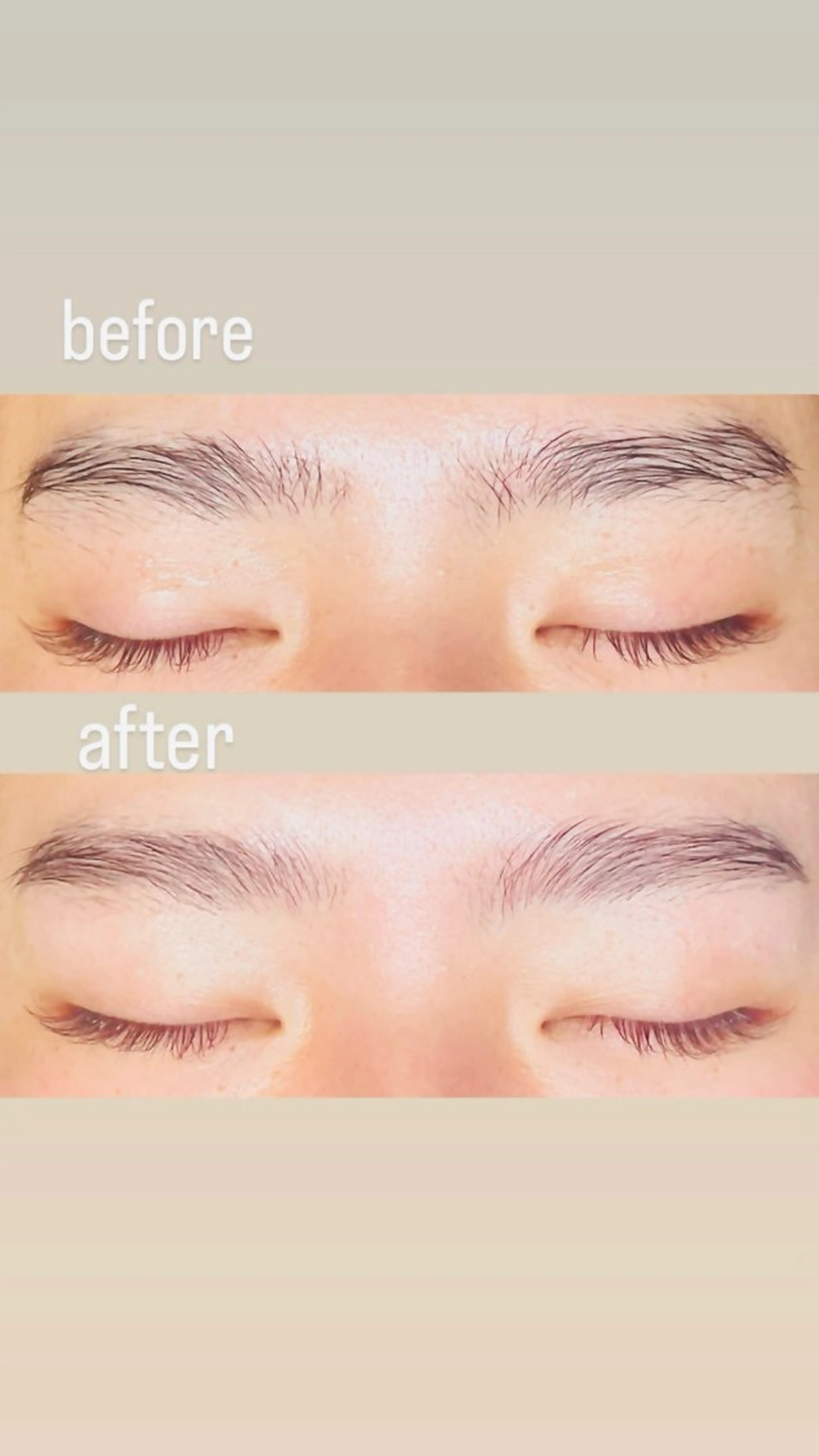 アイブロウ 眉カラー ハリウッドブロウリフト bea  merci所属・beamerci🌼 SHIORIのマツエク・マツパデザイン