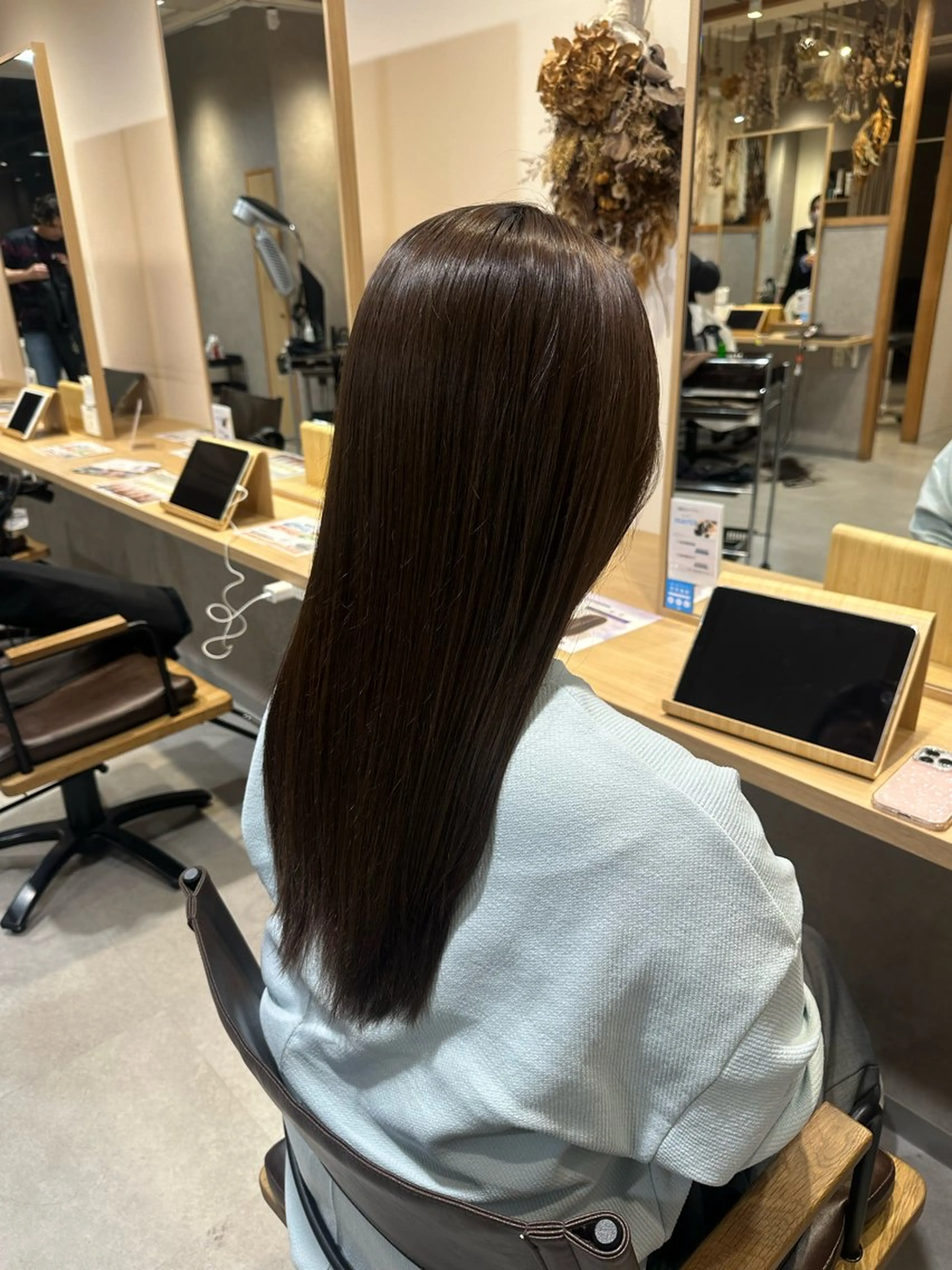 ロング カラー ブラウンカラー 松尾 麗実のヘアスタイル