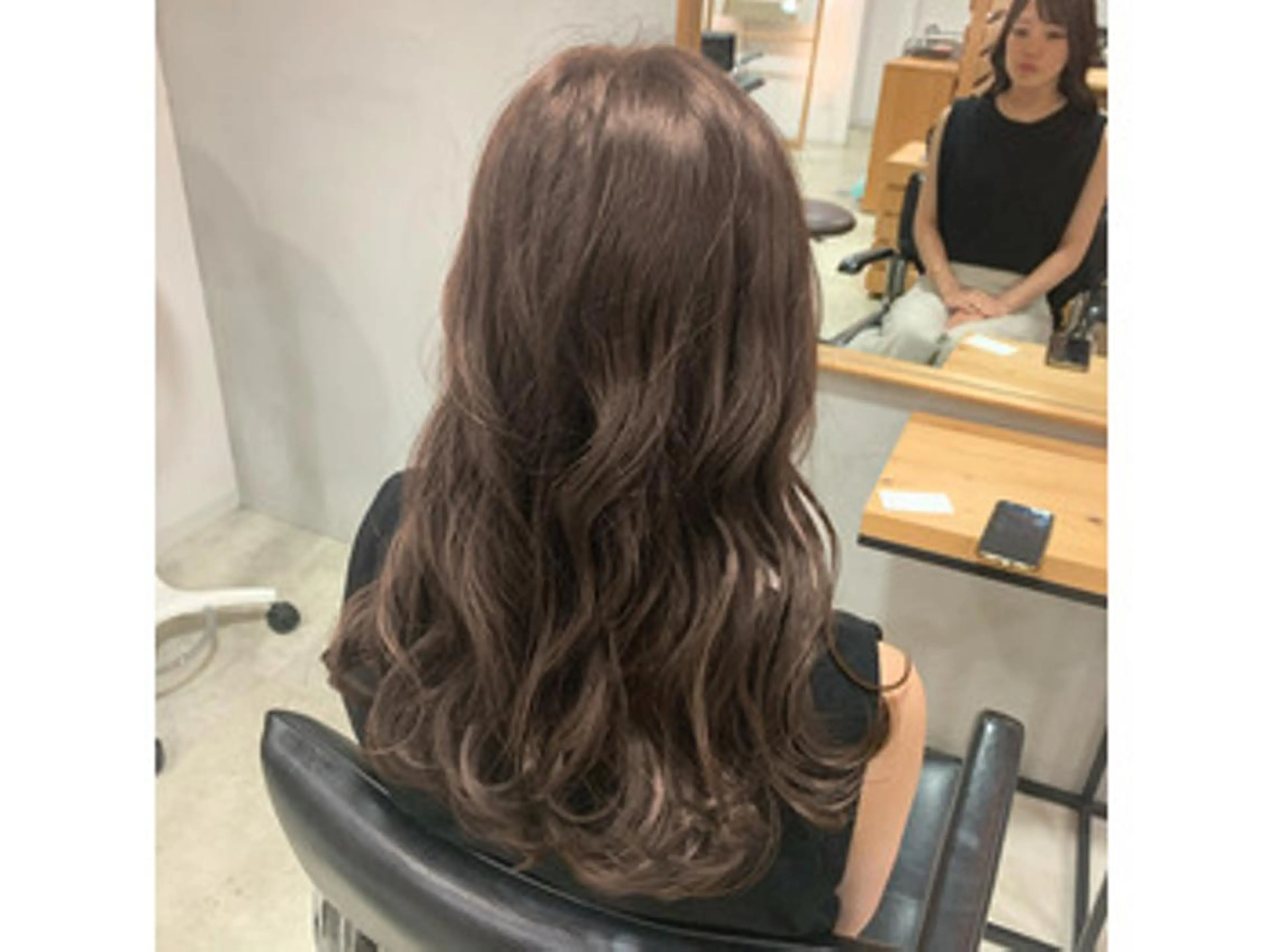 ロング 藤森結子/韓国ヘア/ パーソナルカラー診断のヘアスタイル