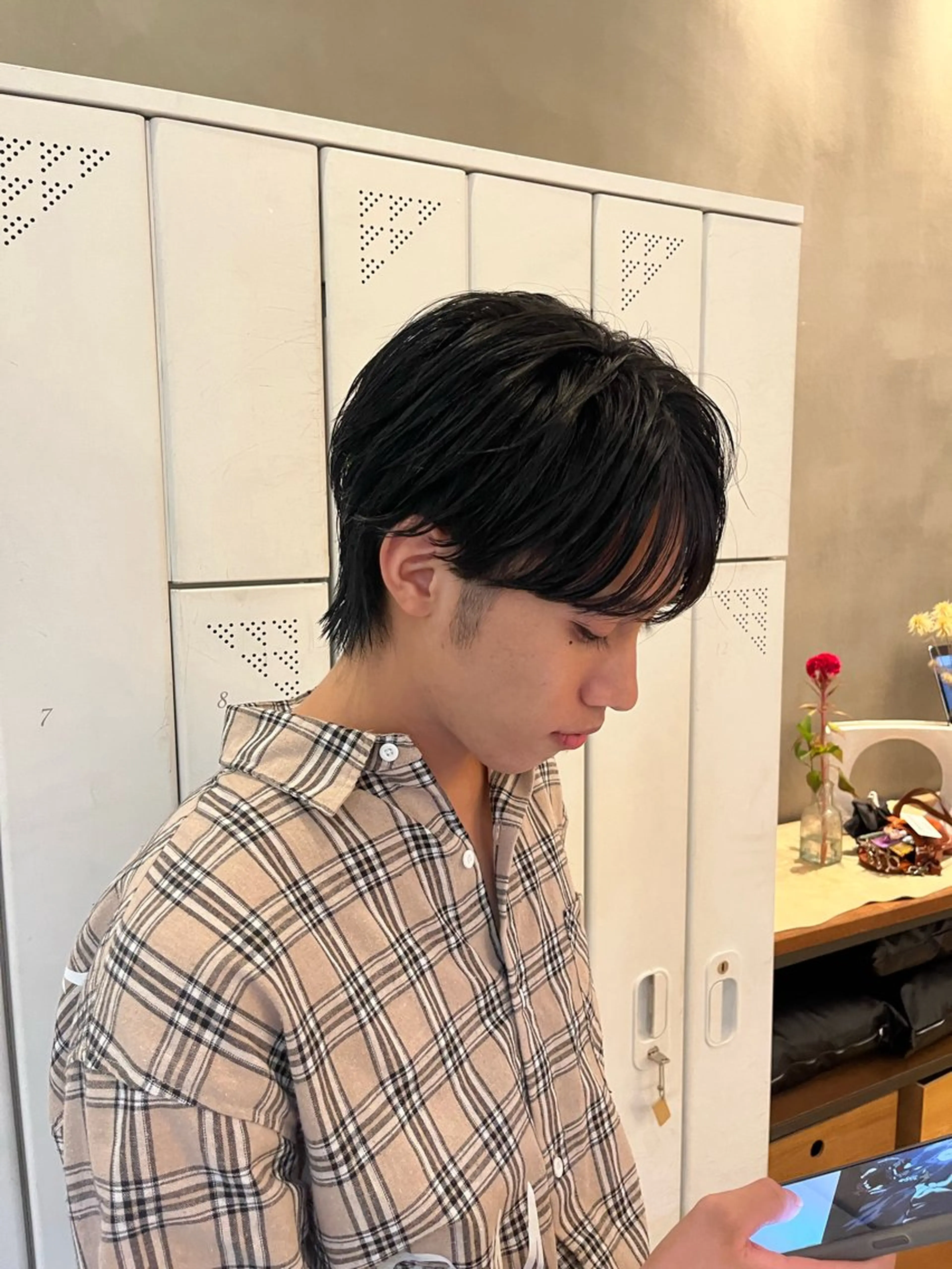 メンズ 飯田 愛結のヘアスタイル