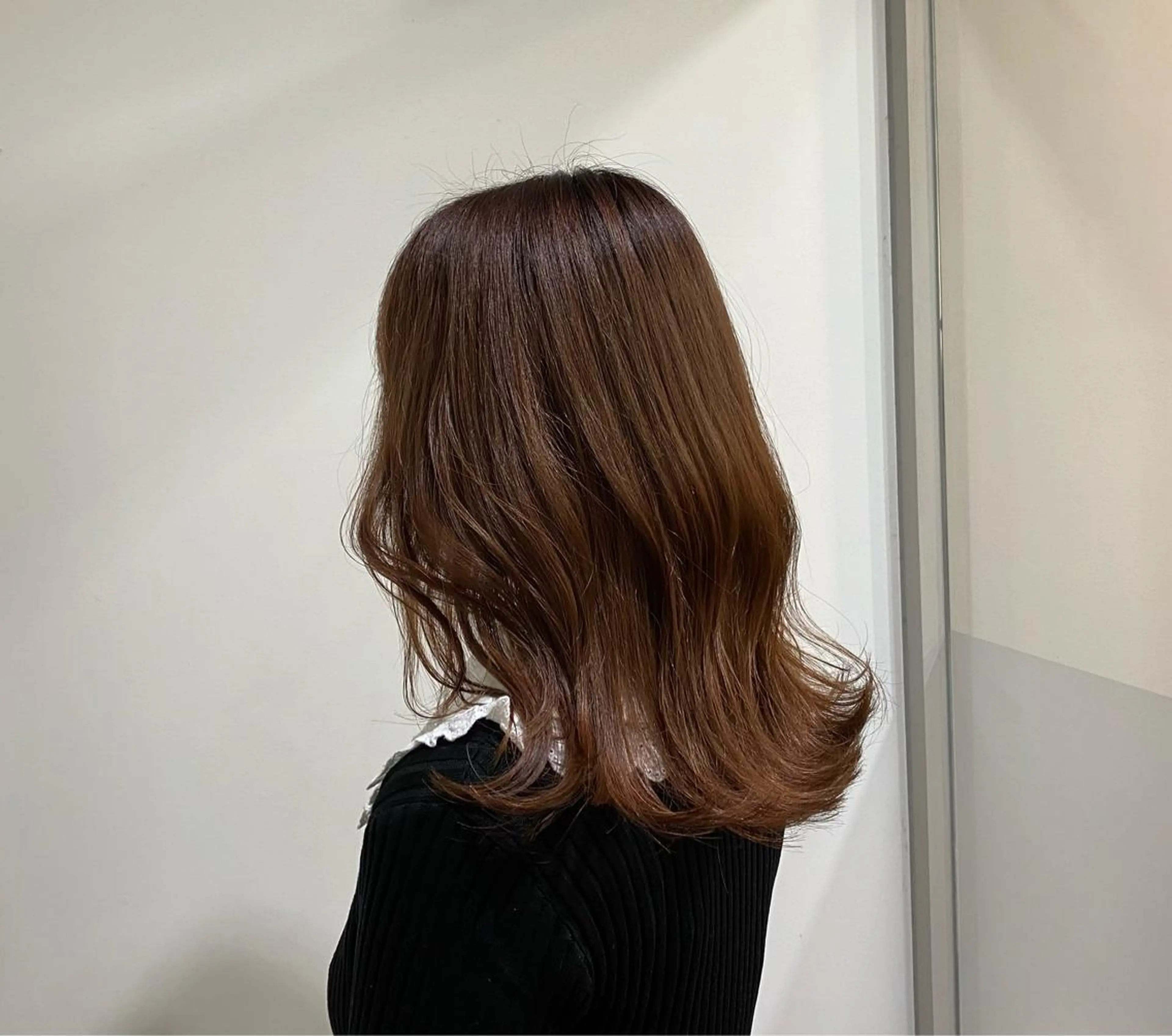 ロング カット たなか もえなのヘアスタイル