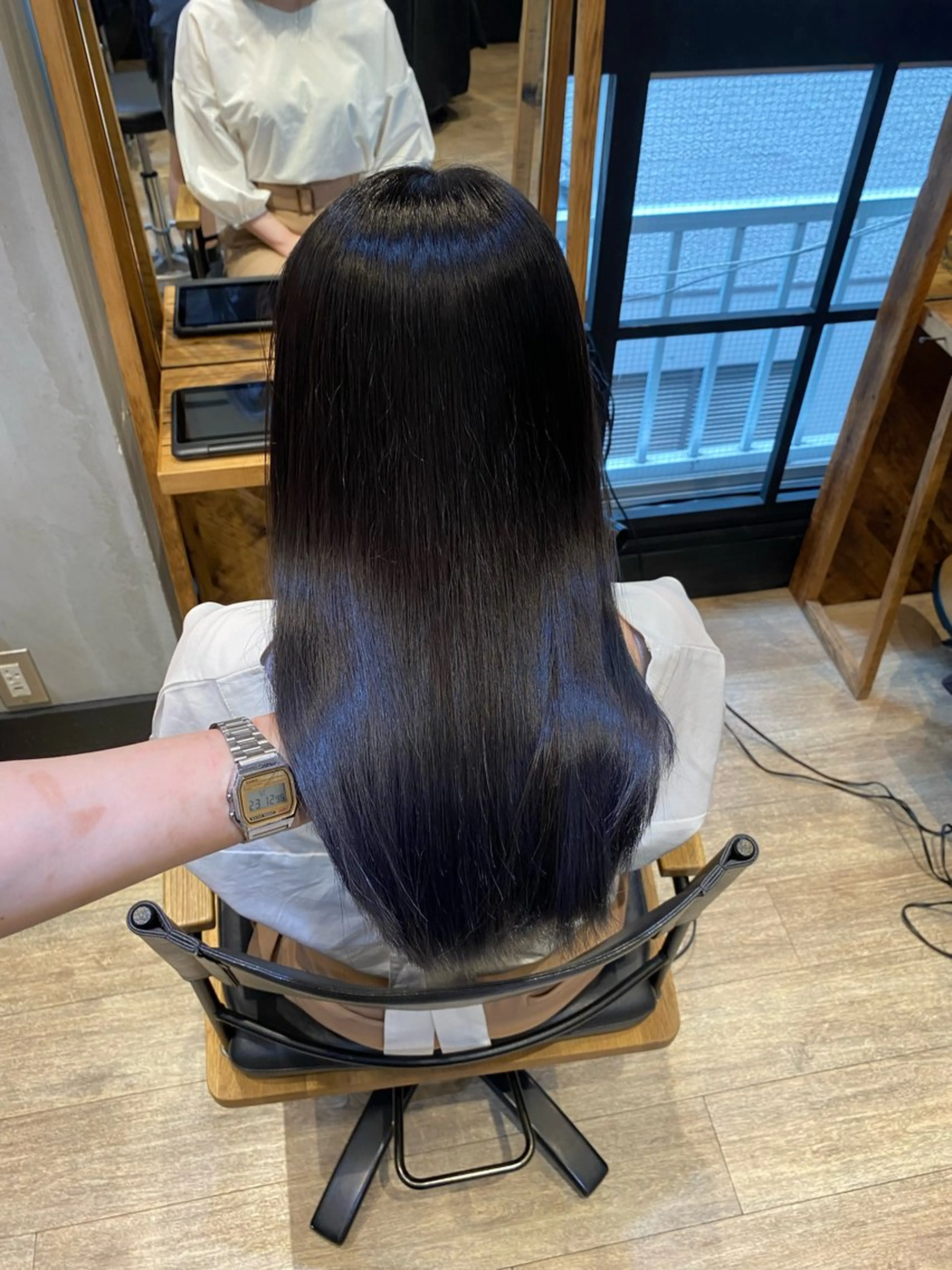 セミロング ヘアカラー トリートメント 顔周りcut・ご相談 ＝新宿しずく🇰🇷のヘアスタイル