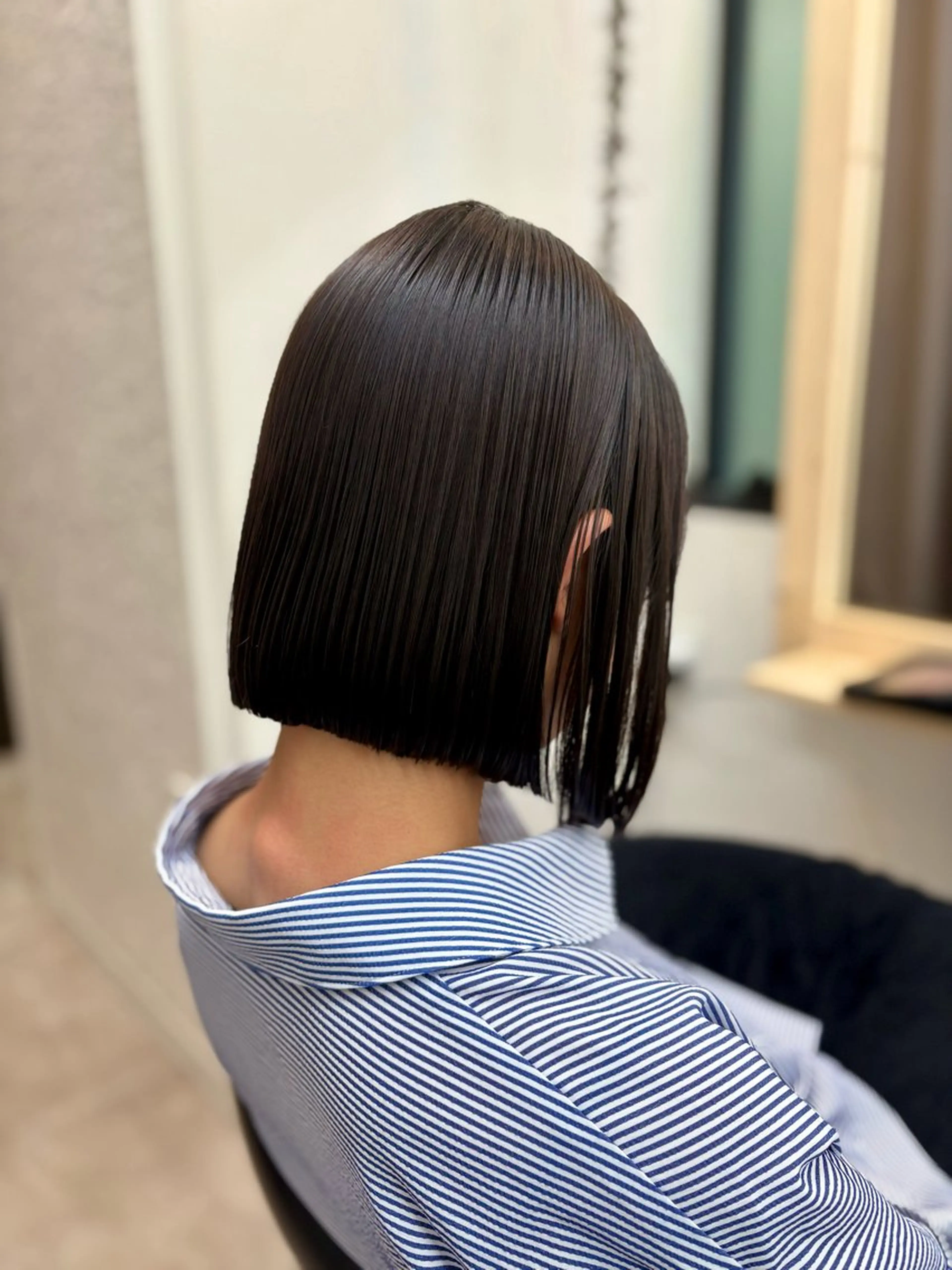 ミディアム カット 縮毛矯正 【髪質改善✨】 sanaのヘアスタイル