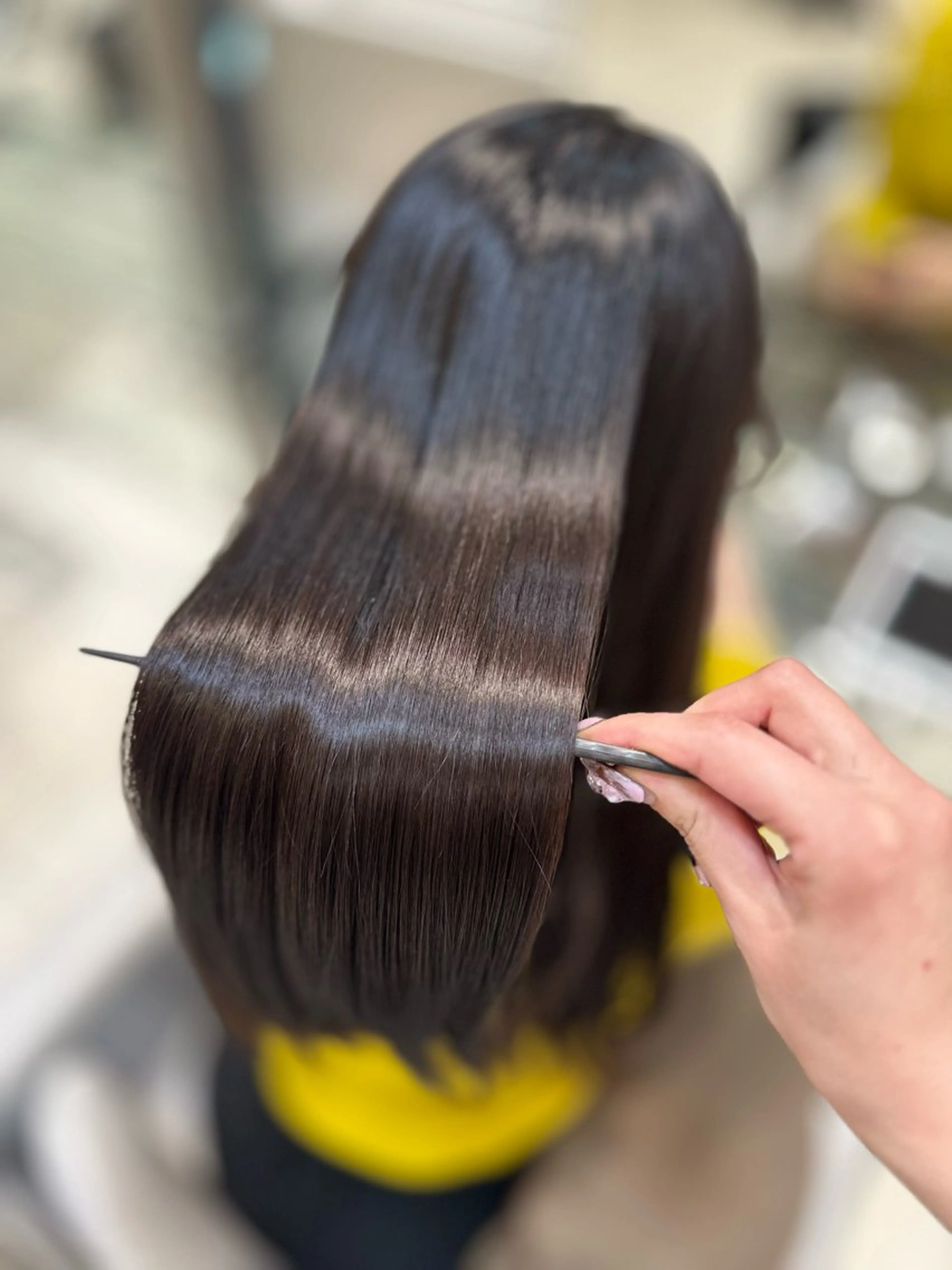 ロング カット ヘアカラー トリートメント orgo所属・︎︎☁🧺チヒロ モデル募集🧺︎︎☁のヘアスタイル