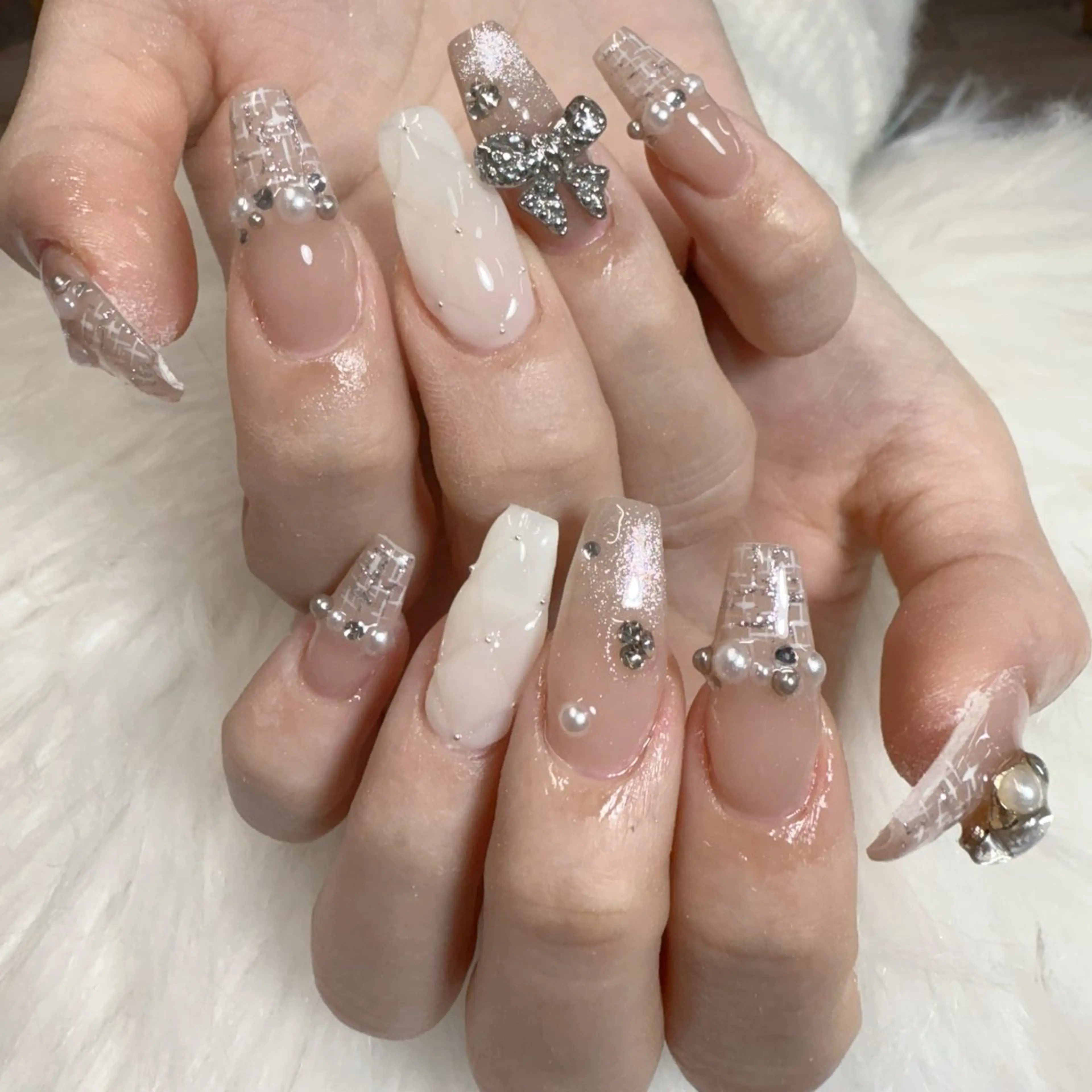 ネイル ハンドネイル 🧸yuki🍯 パラジェル取扱店🐝のネイルデザイン