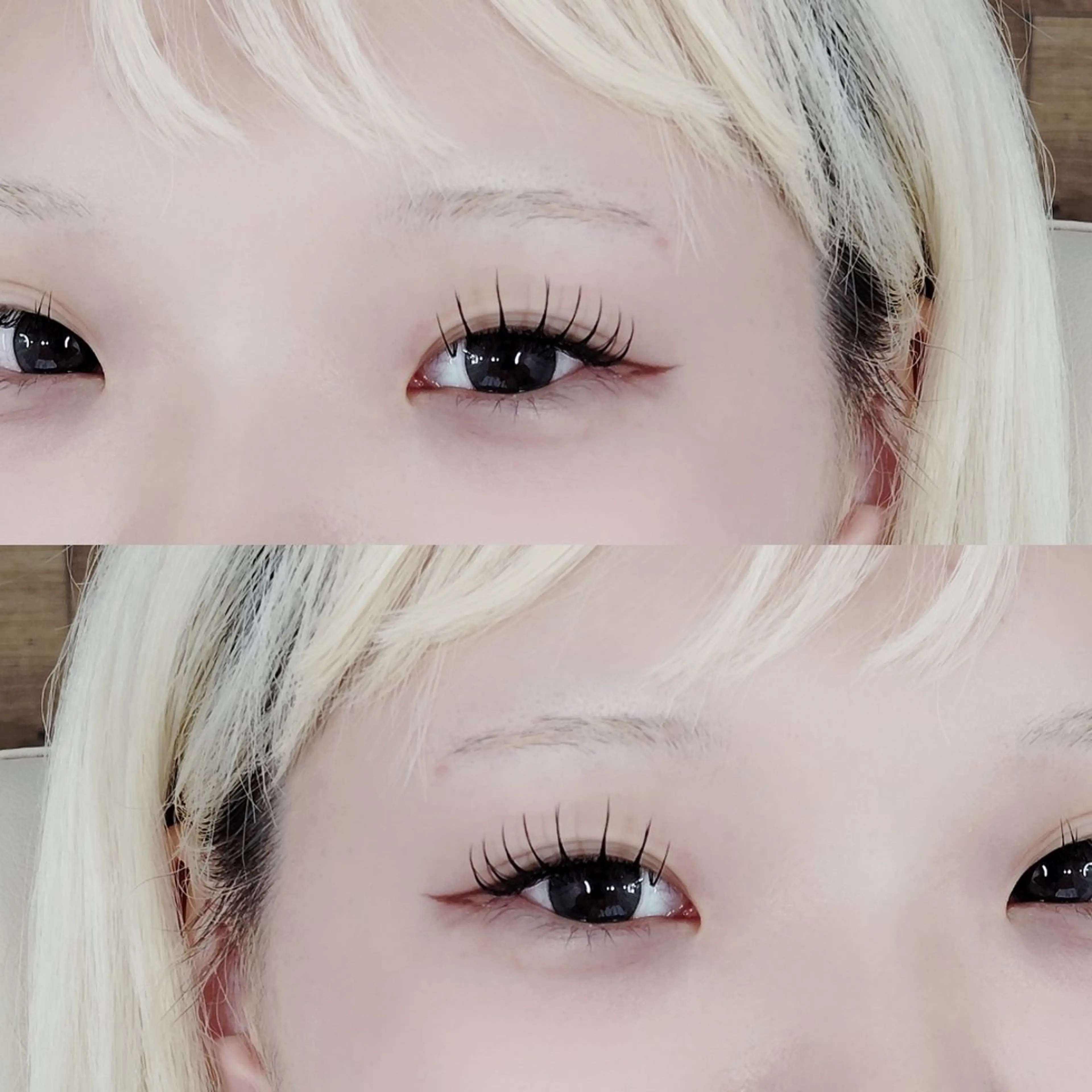 マツエク・マツパ フラットラッシュ THE BALM🐱 TAKI★のマツエク・マツパデザイン