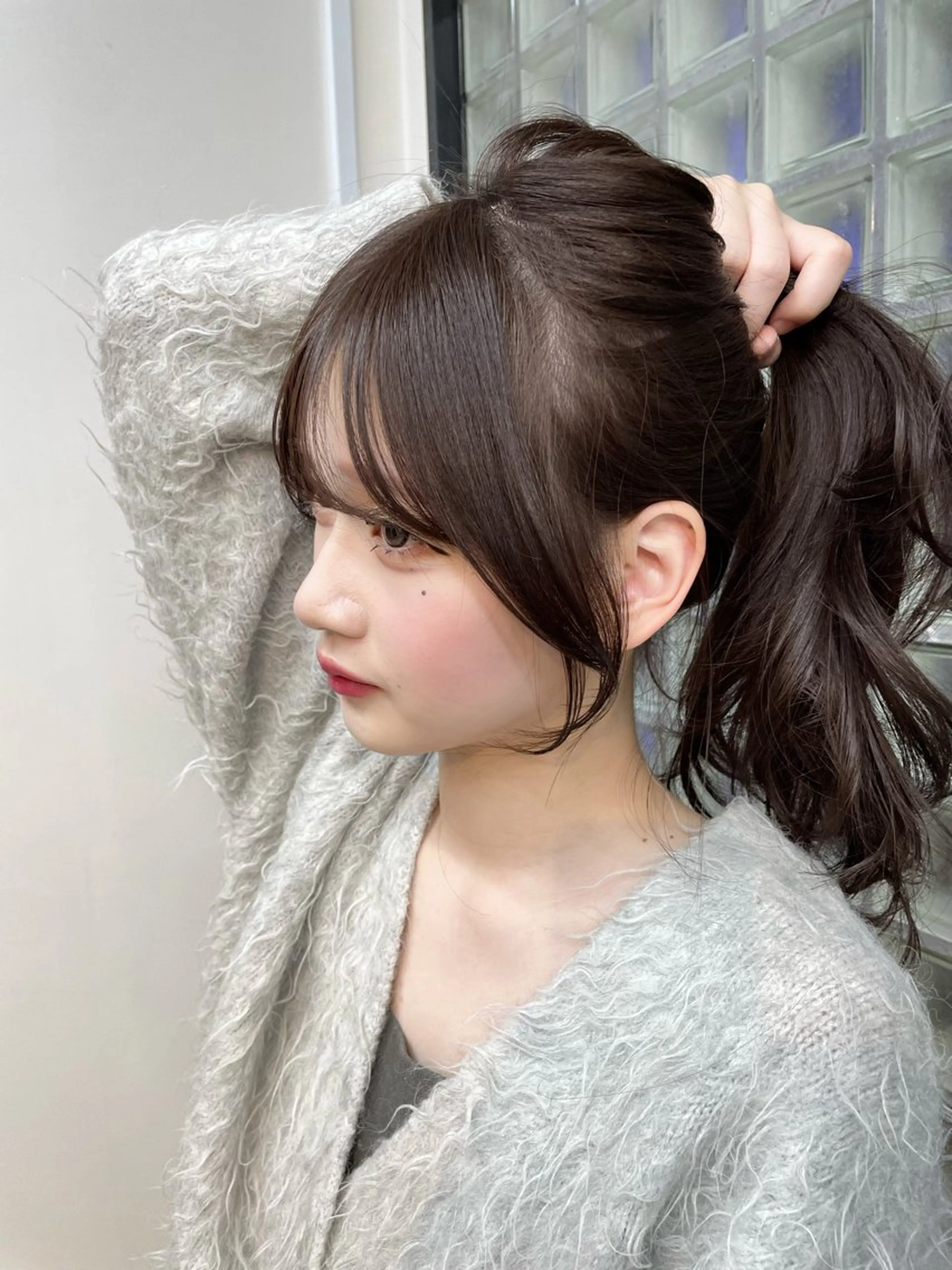 【メンテナンスメニュー🫧】プレミアムケアカラー+顔周りカット＋marbb🎀の写真