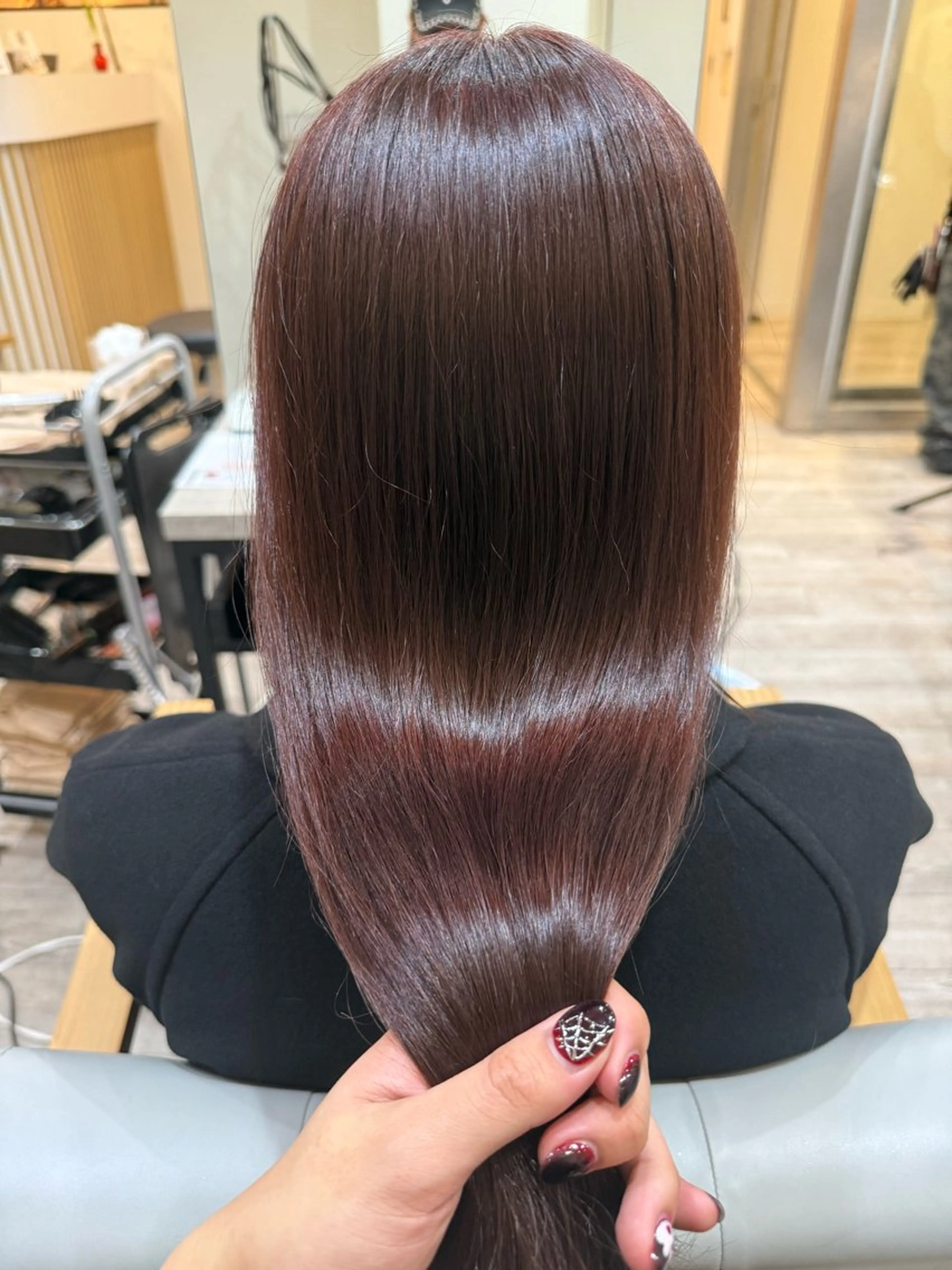 ロング カラー ヘアカラー クロギ リョウのヘアスタイル