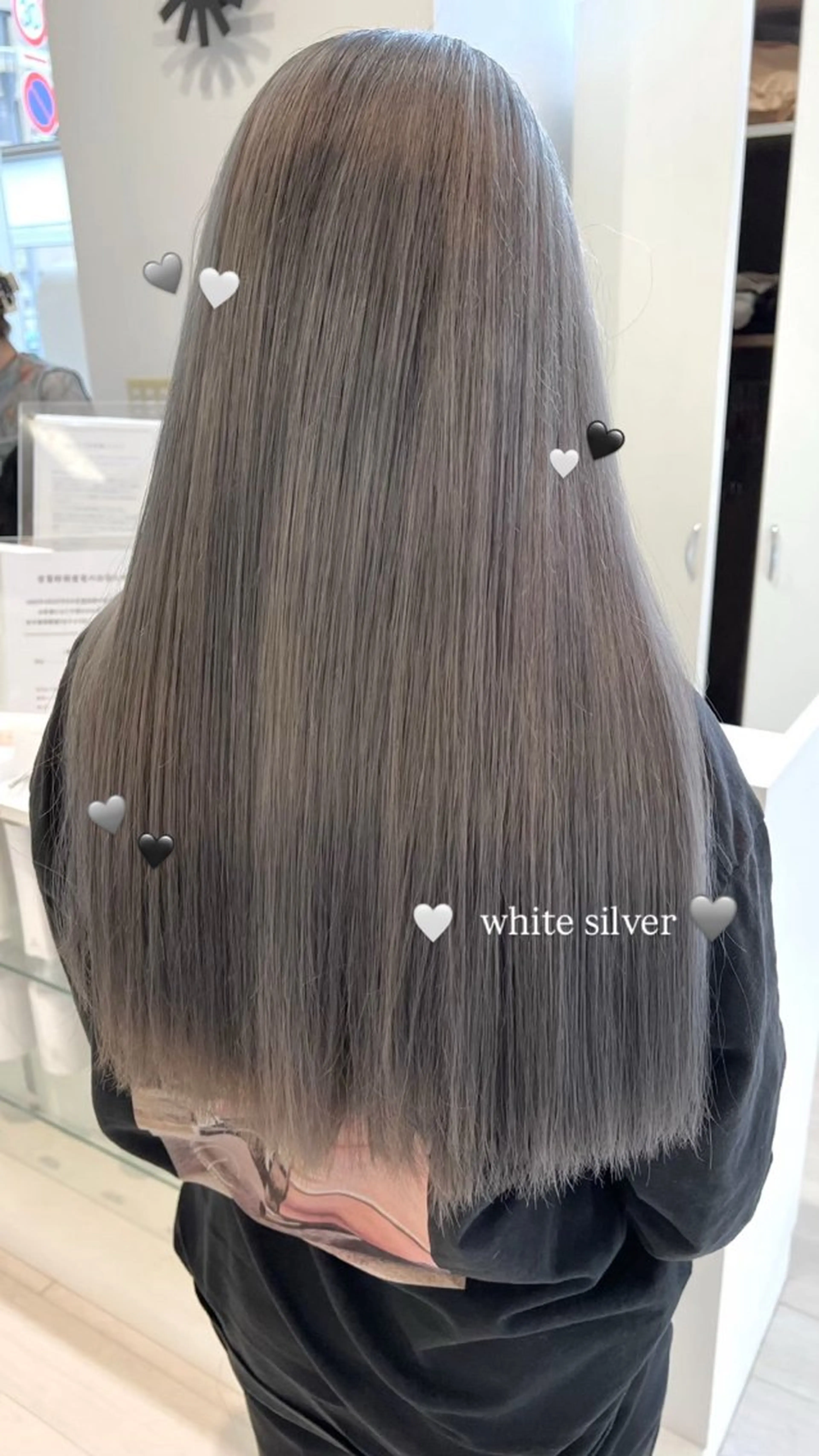 ロング カラー トリートメント Parve Mix 森 美遥🇰🇷🩶のヘアスタイル