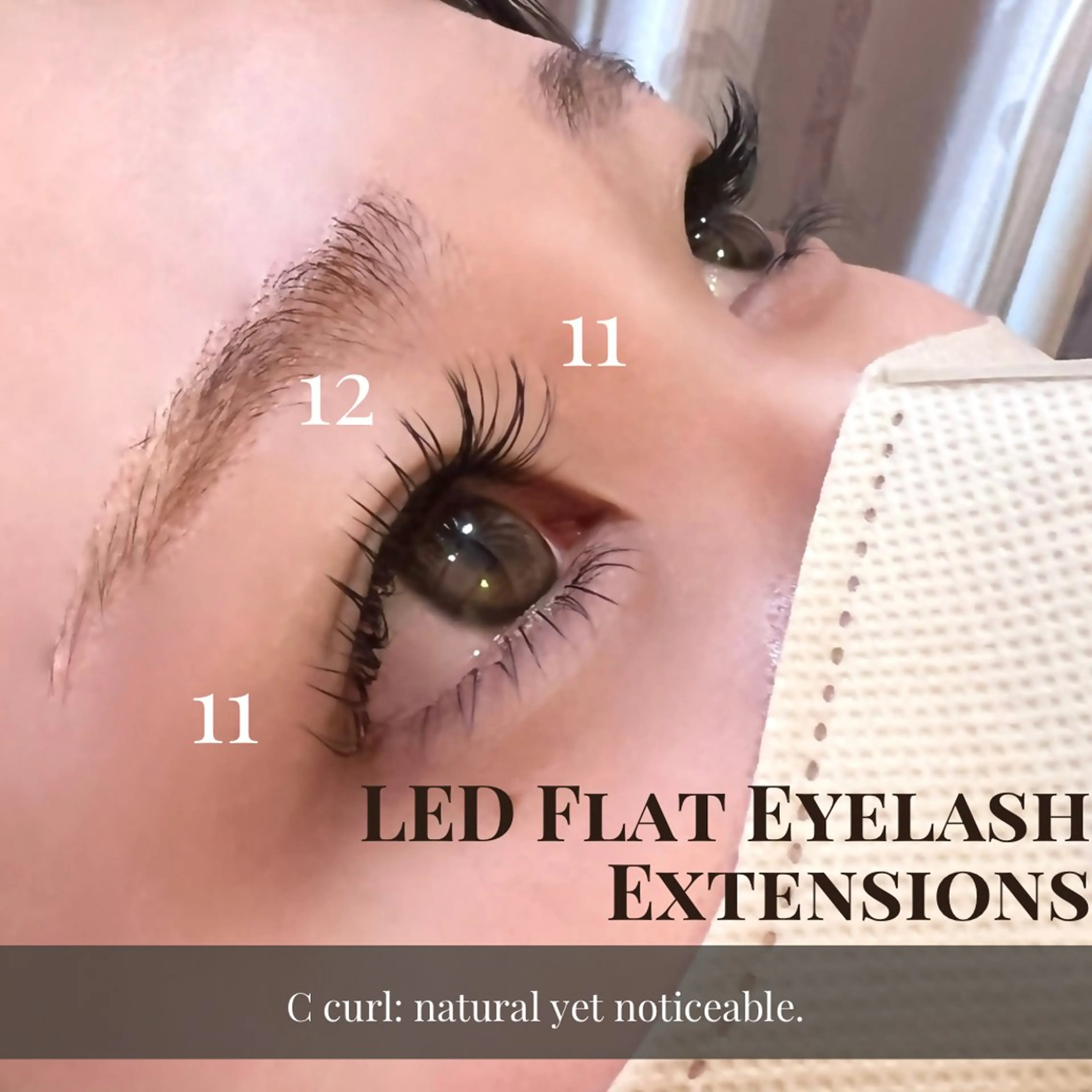 マツエク・マツパ Cカール キュート フラットラッシュ Jカール 下まつげエクステ マツエク Lokelani Wakanaのマツエク・マツパデザイン
